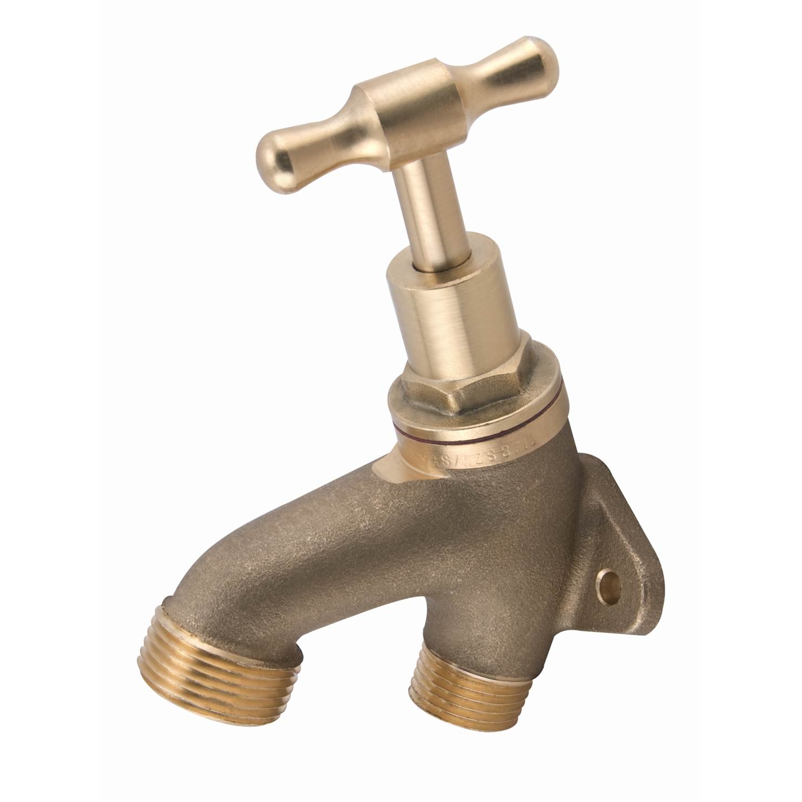 Kinetic 15mm Rough Brass Back Plated Tap