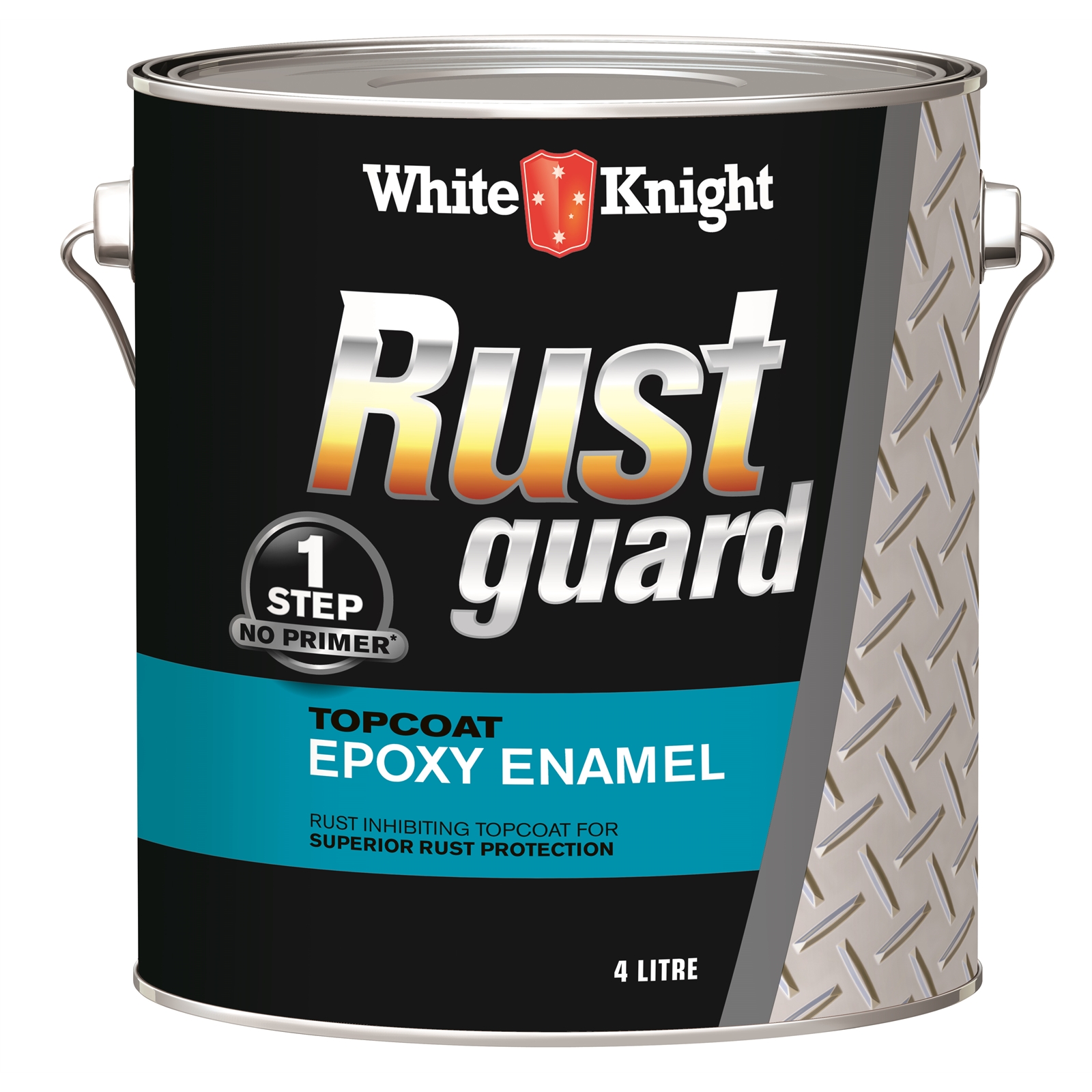White Knight 4L Rust Guard Neutral Epoxy Enamel Paint
