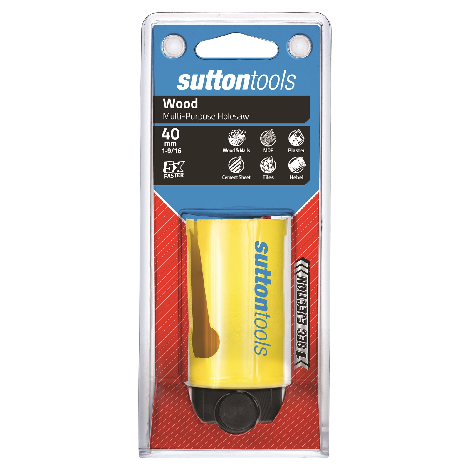 Sutton Tools 40mm Multipurpose Holesaw