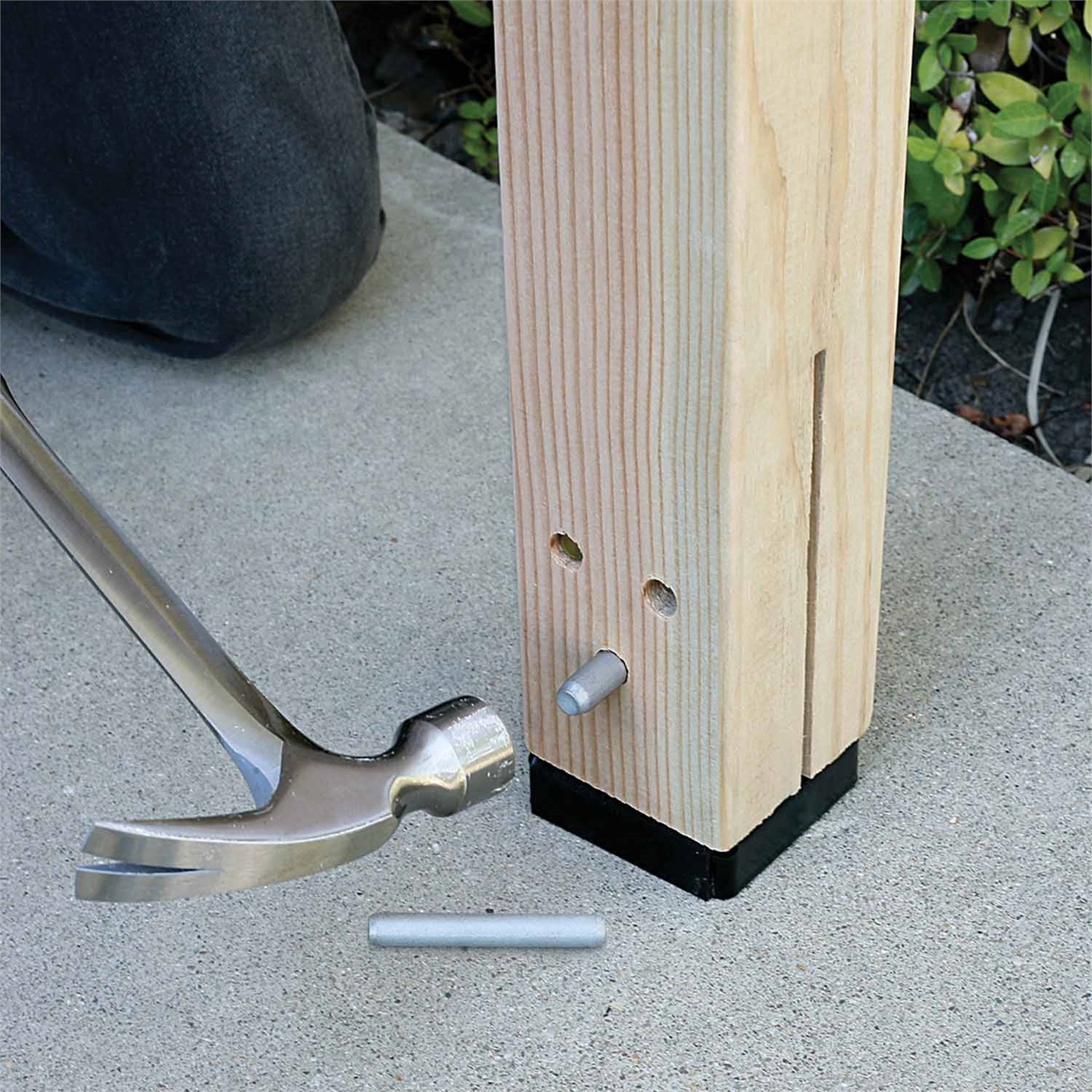 Simpson Strong-Tie Concealed Post Base | Bunnings Warehouse