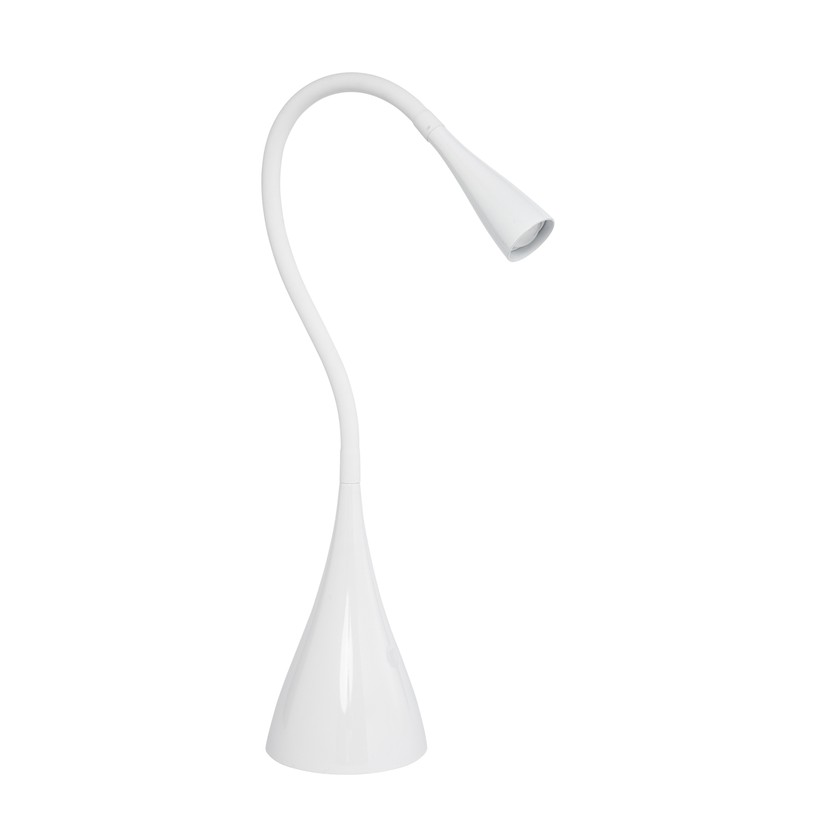 Brilliant 3W LED White Swanny Desk Lamp