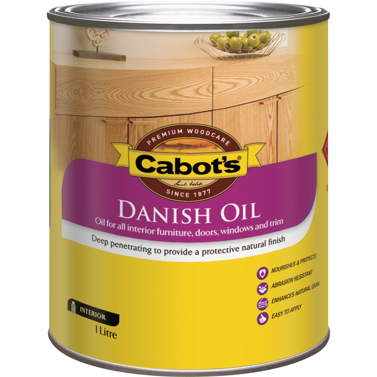 Cabot's 1L Clear Danish Oil