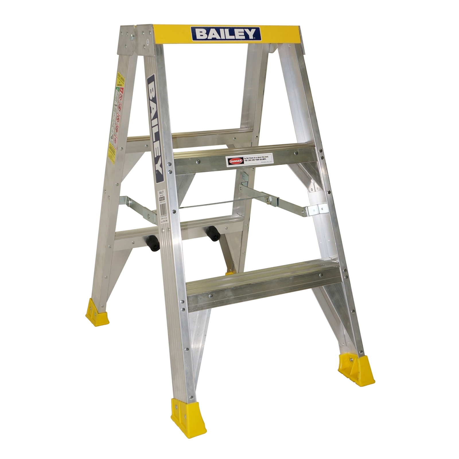 Bailey Ladders 0.9m 150kg Double Sided Big Top Aluminium Step Ladder