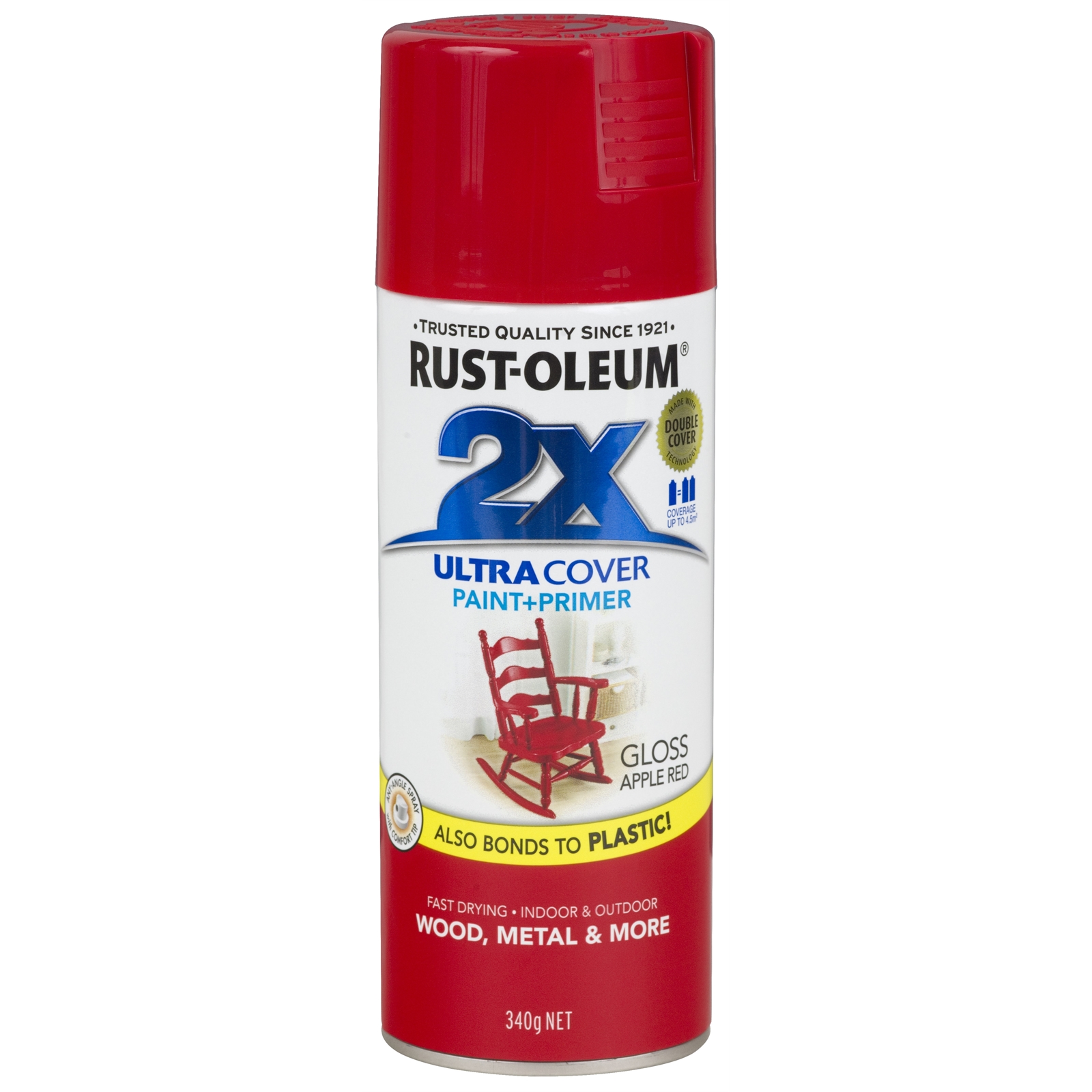 Rust-Oleum 340g Ultra Cover 2X Gloss Apple Red Spray Paint