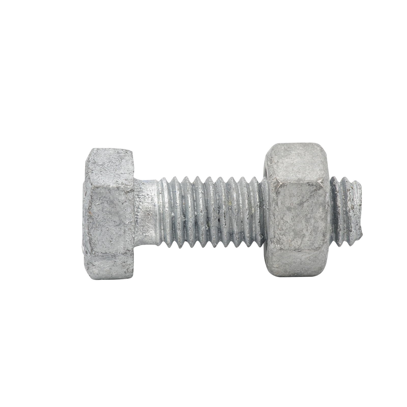 Zenith M8 x 25mm Galvanised Hex Head Bolt and Nut