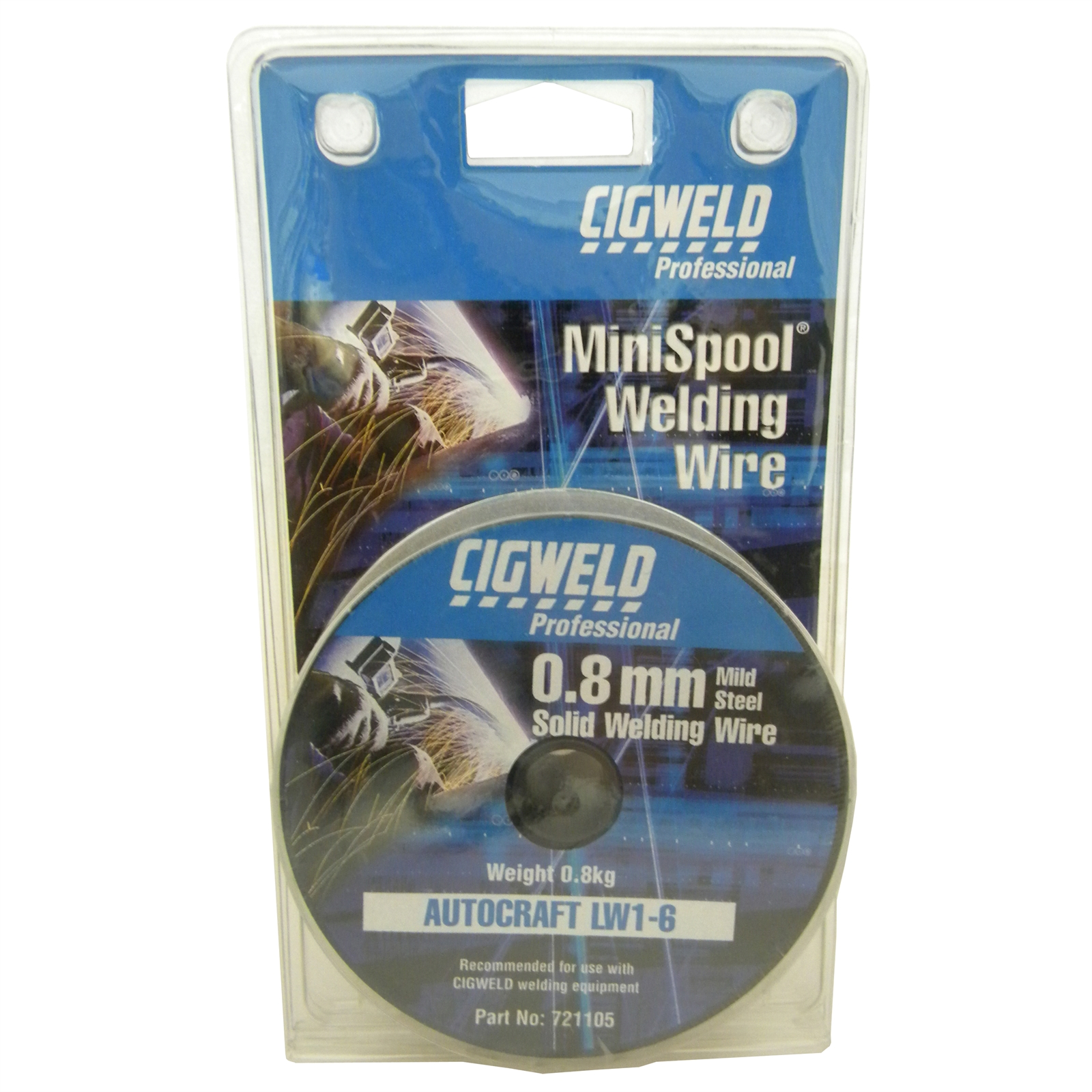 Cigweld 0.8mm x 0.8kg Solid MIG Welding Wire