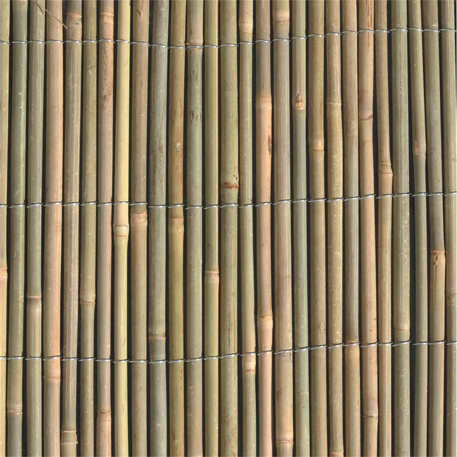 Garden Trend 3 x 1.5m Round Bamboo Fence Screening