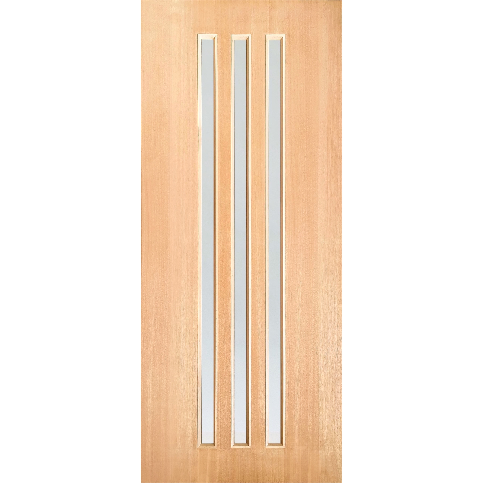 Woodcraft Doors 2040 x 820 x 40mm St Clair SD23 Entrance Door With Frosted Safety Glass