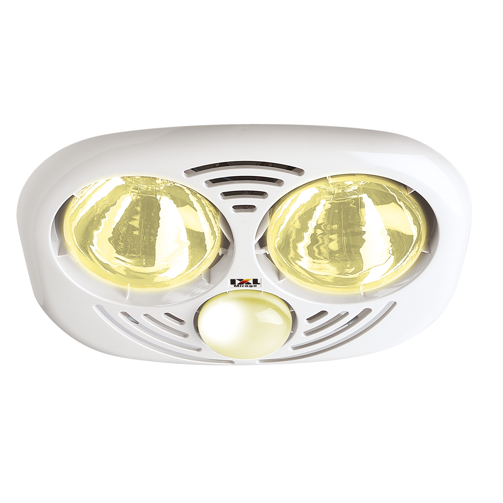 IXL 3 IN 1 Mirage Bathroom Heater 2x 275W Heat Lamps