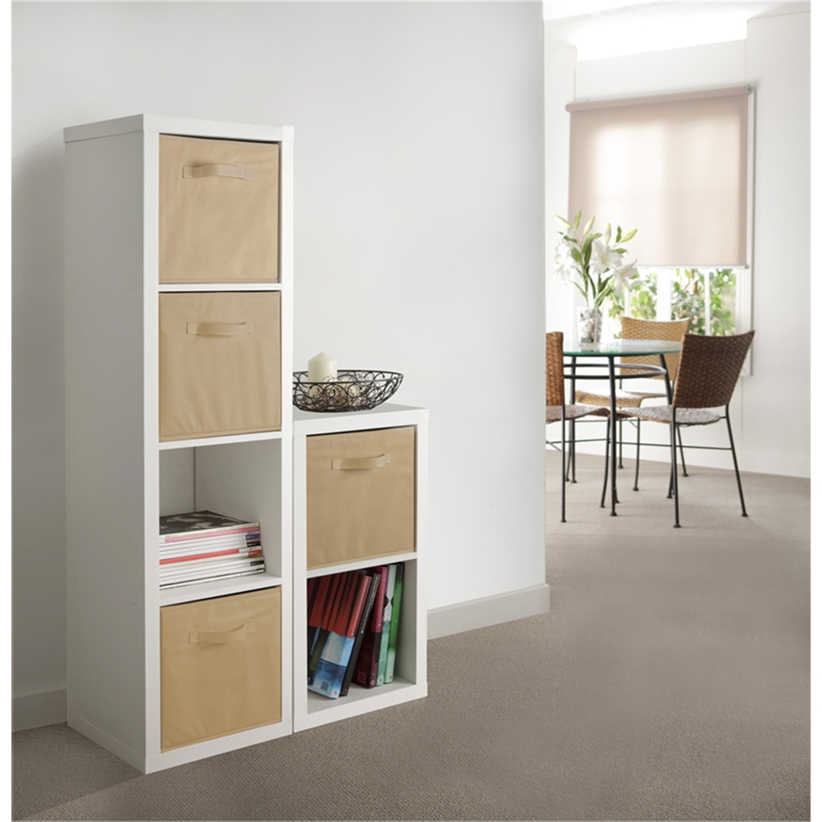 Clever Cube 330 x 330 x 370mm Insert with Handle Coffee