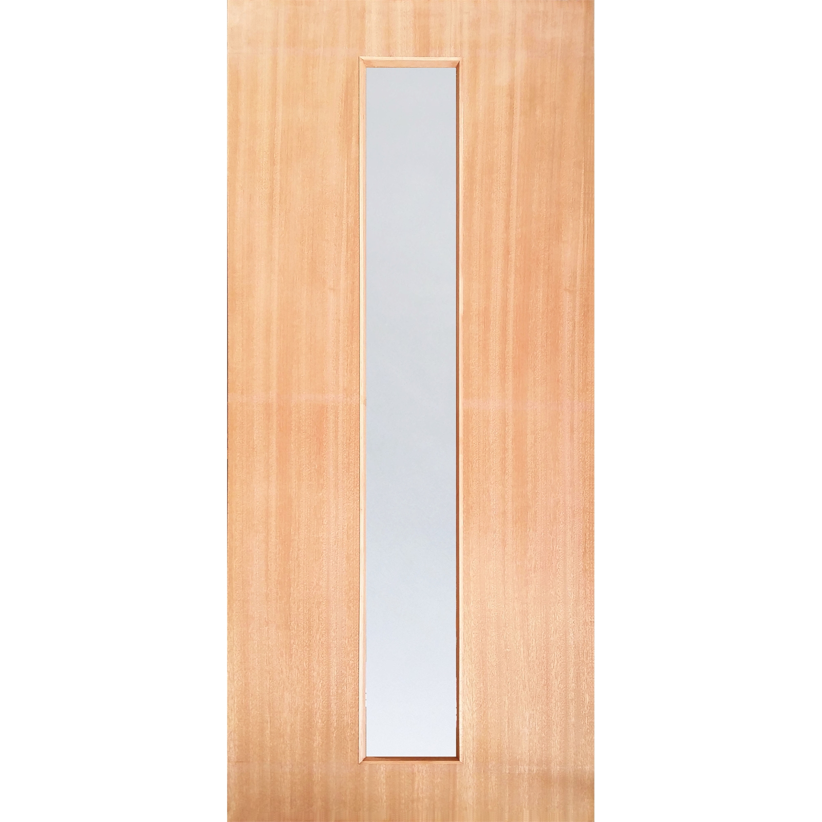 Woodcraft Doors 2040 x 820 x 40mm St Clair 02 Entrance Door With Frosted Safety Glass