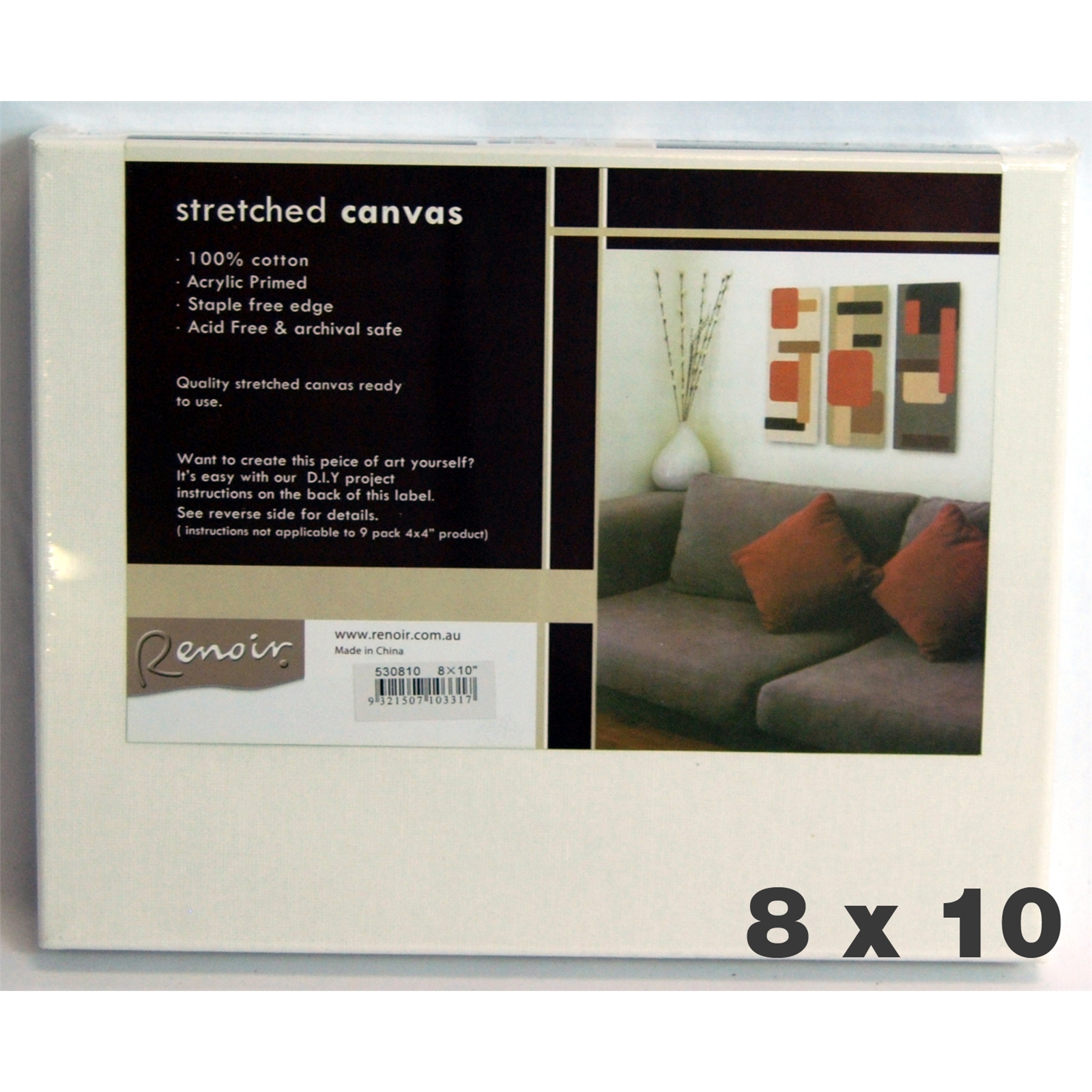 Renoir Wide Profile Stretched Canvas
