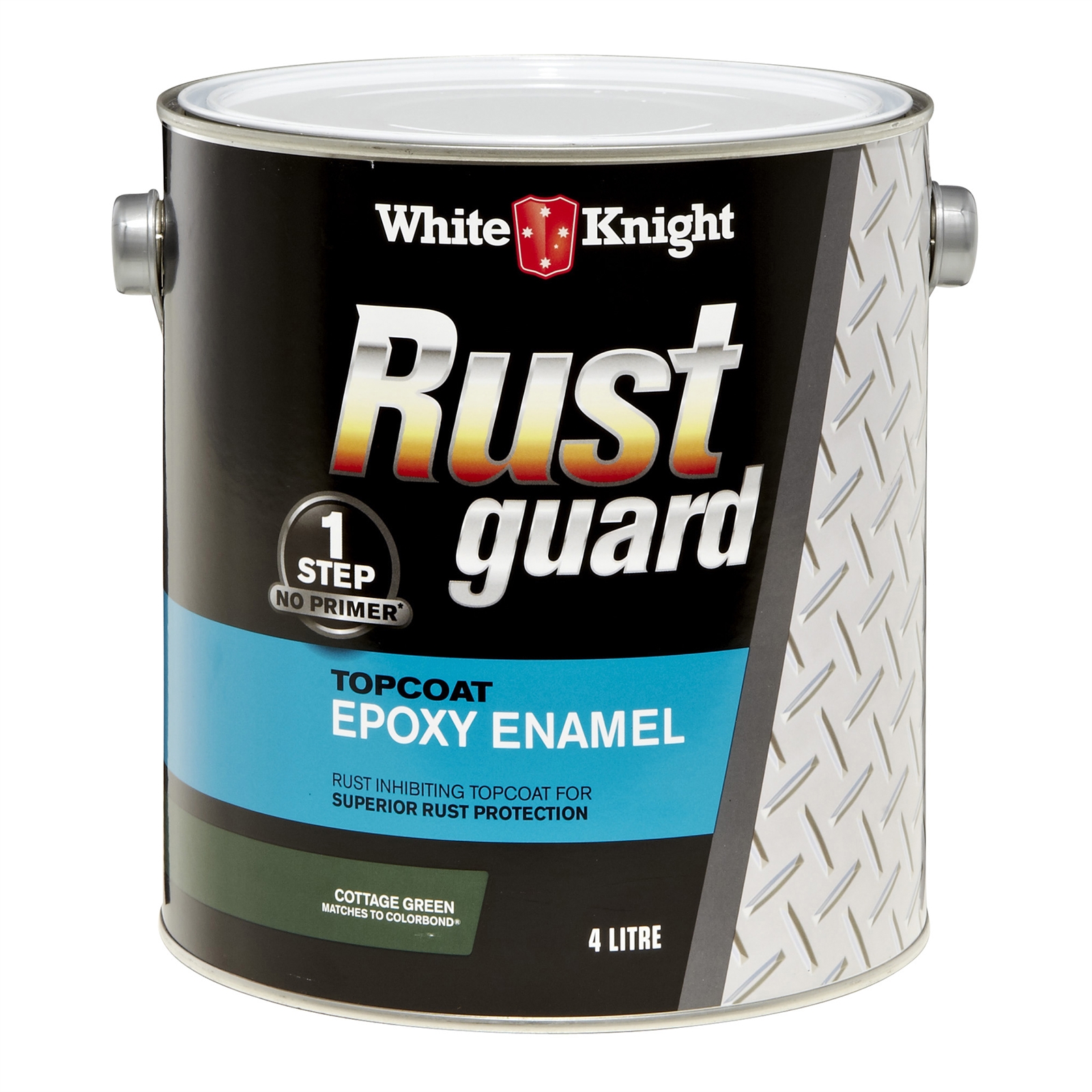 White Knight Rust Guard 4L Cottage Green Epoxy Enamel Paint