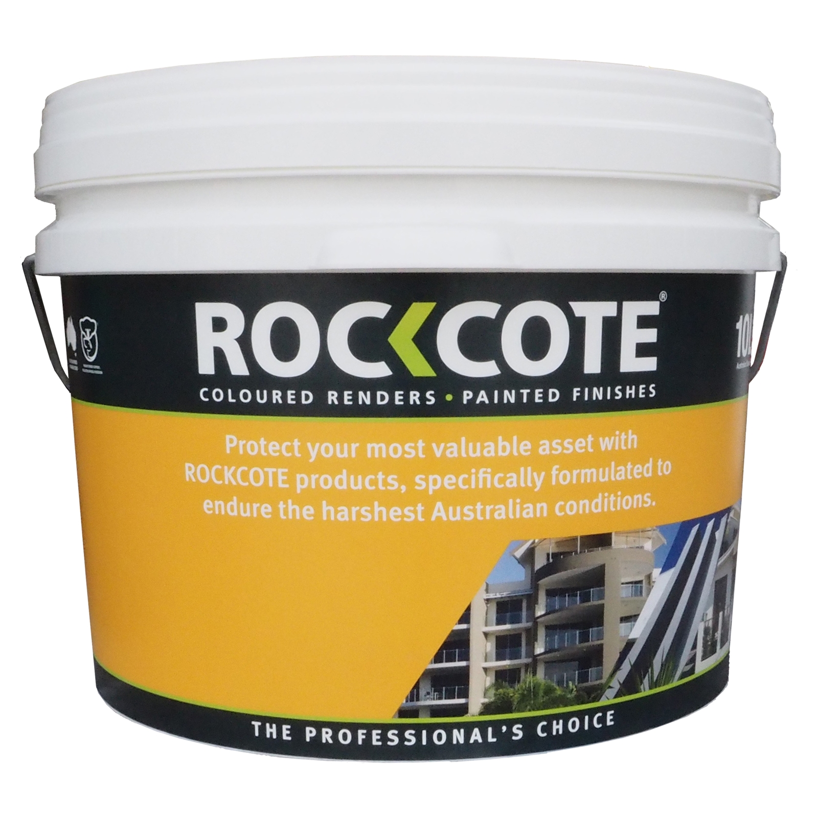 Rockcote 10L Grey Hi Build Polymer Render