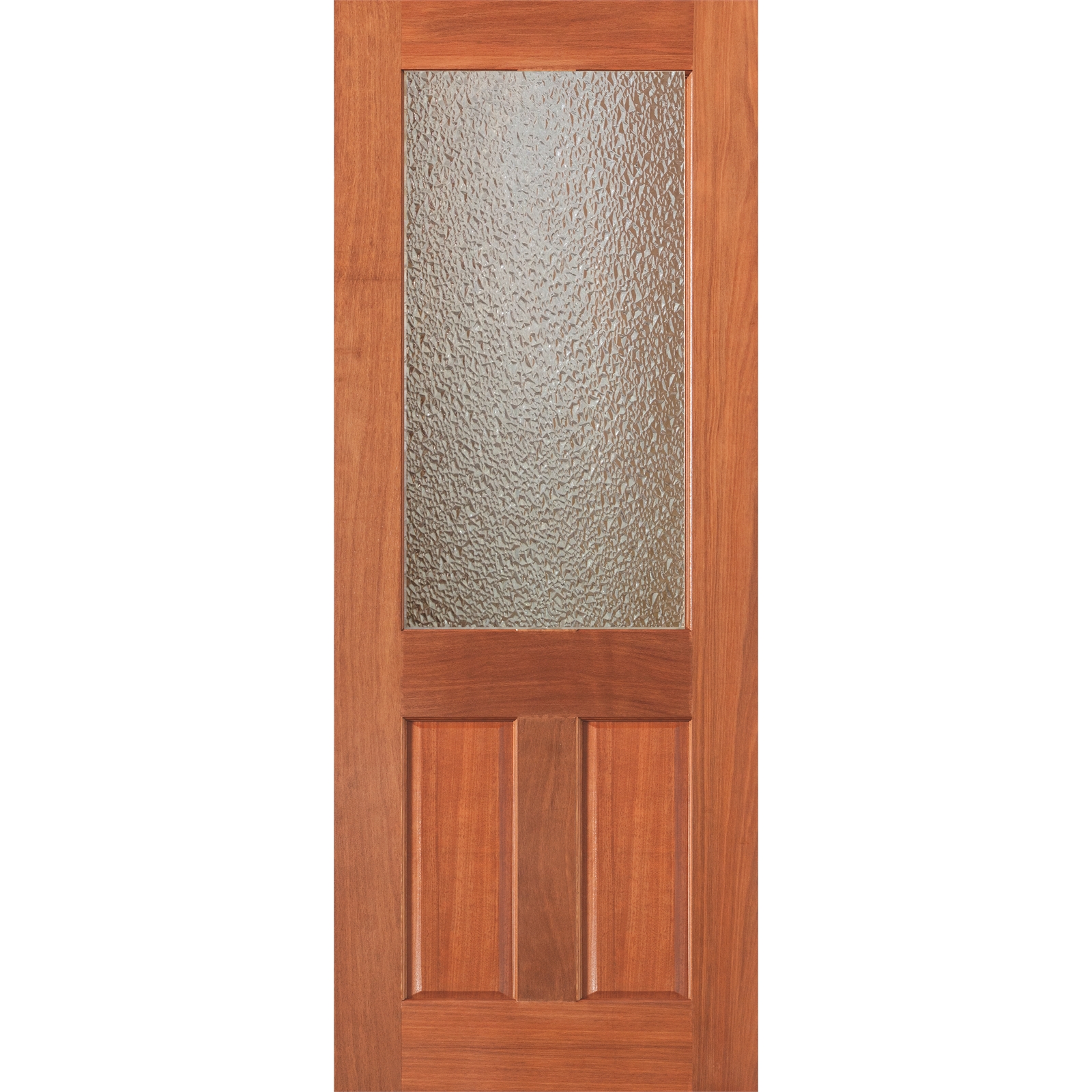 Woodcraft Doors 2040 x 820 x 35mm Diamond Safety Glass Half Lite Internal Door