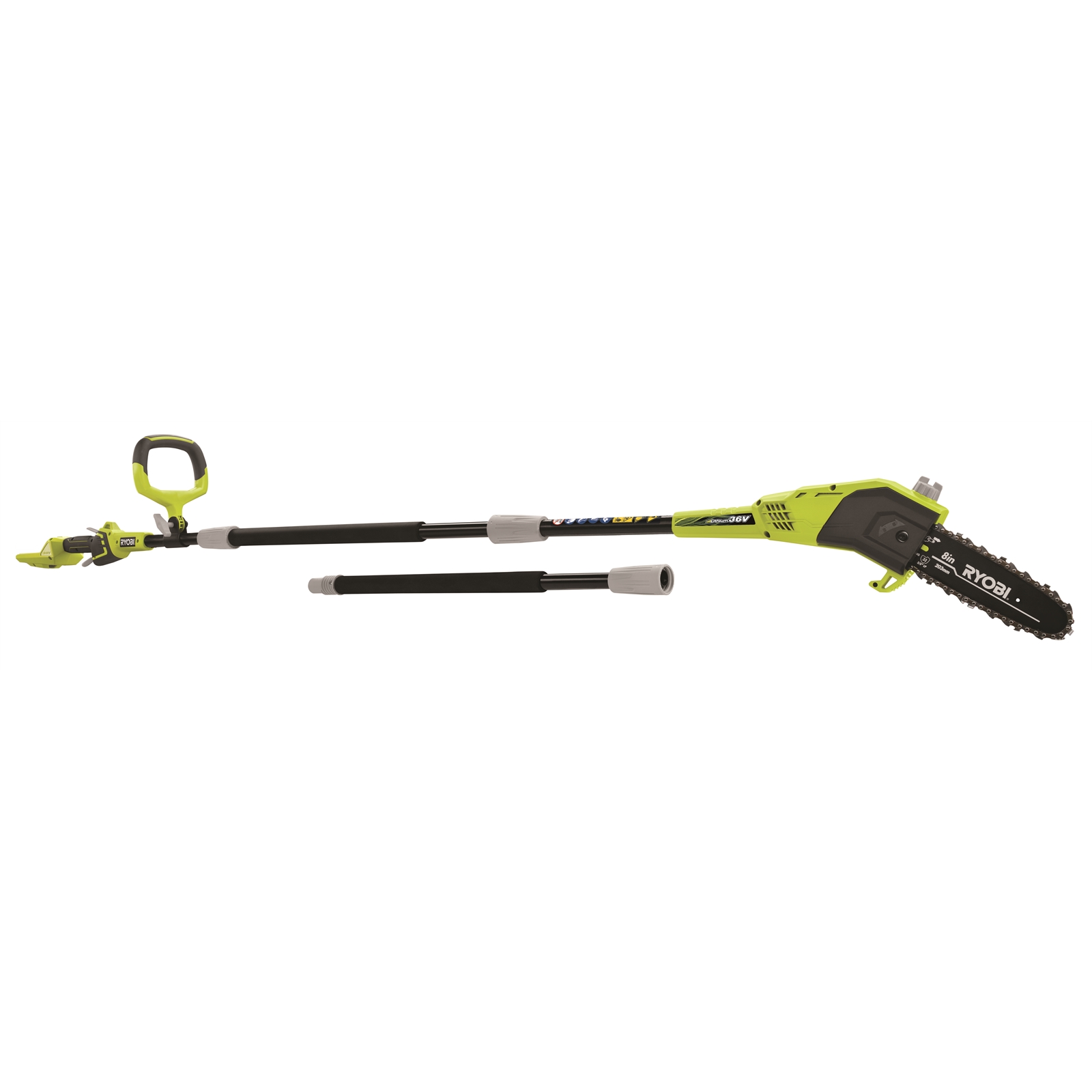 Ryobi Lithium+ 36V Cordless Pole Pruner Skin Only Bunnings Warehouse
