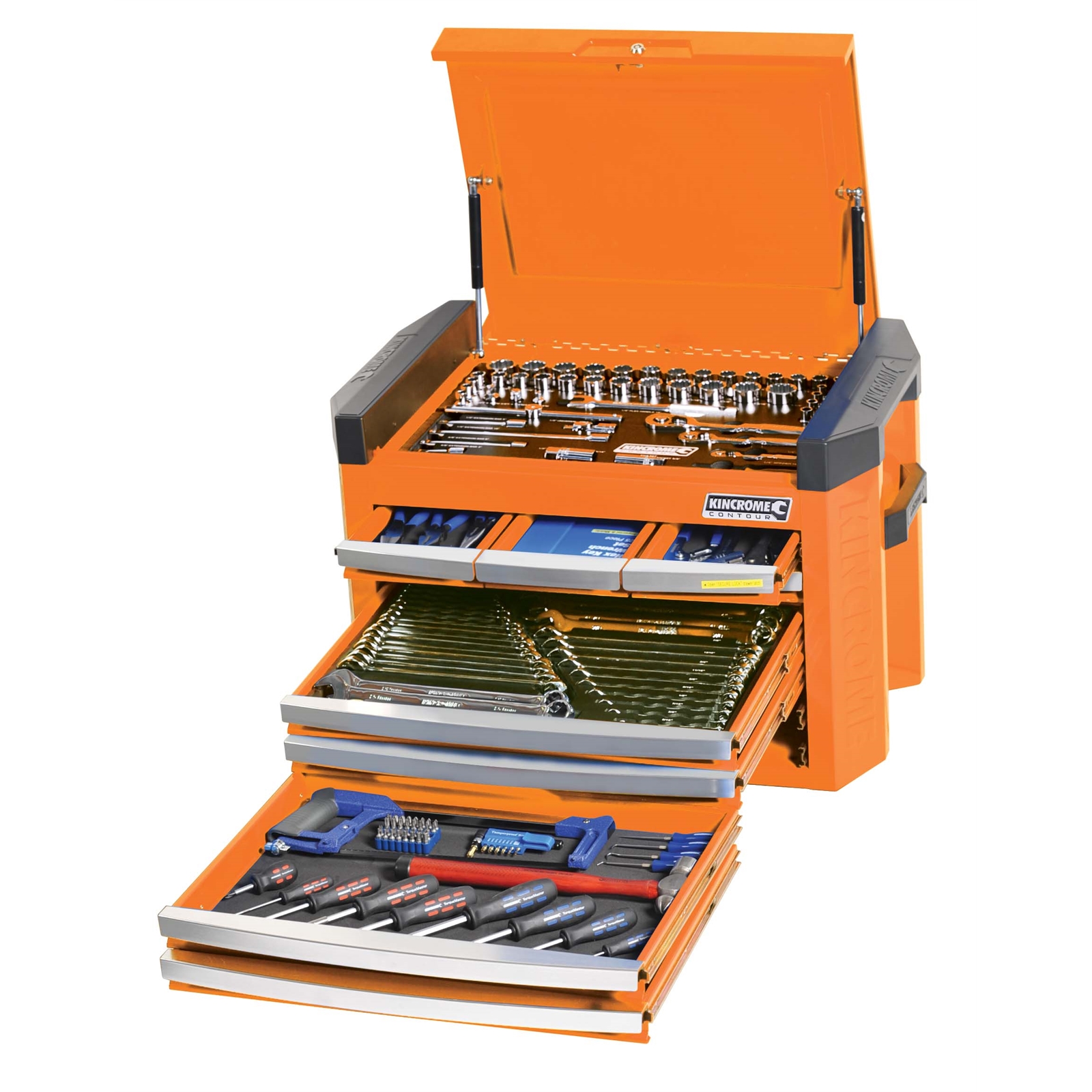 Kincrome 207 Piece 8 Drawer Orange Tool Kit