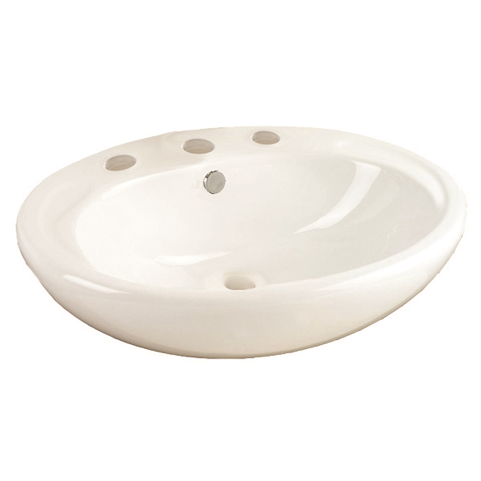 Everhard Virtue Oval Semi-Recessed Vitreous China Drop In Basin