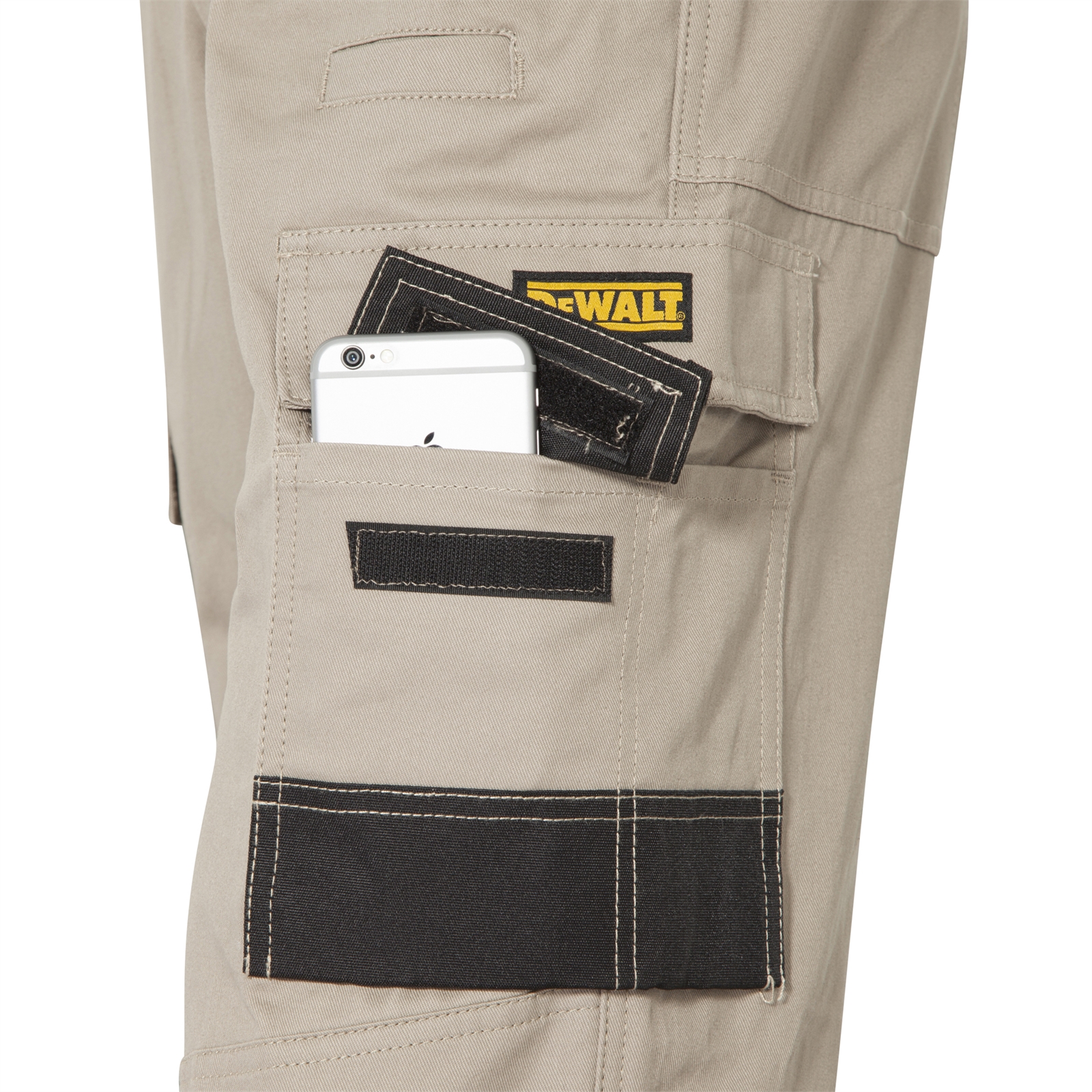 DeWALT Size 32 Khaki PRO Stretch Extreme Comfort Workwear Trousers DeWALT Size 32 Khaki PRO Stretch Extreme Comfort Workwear Trousers