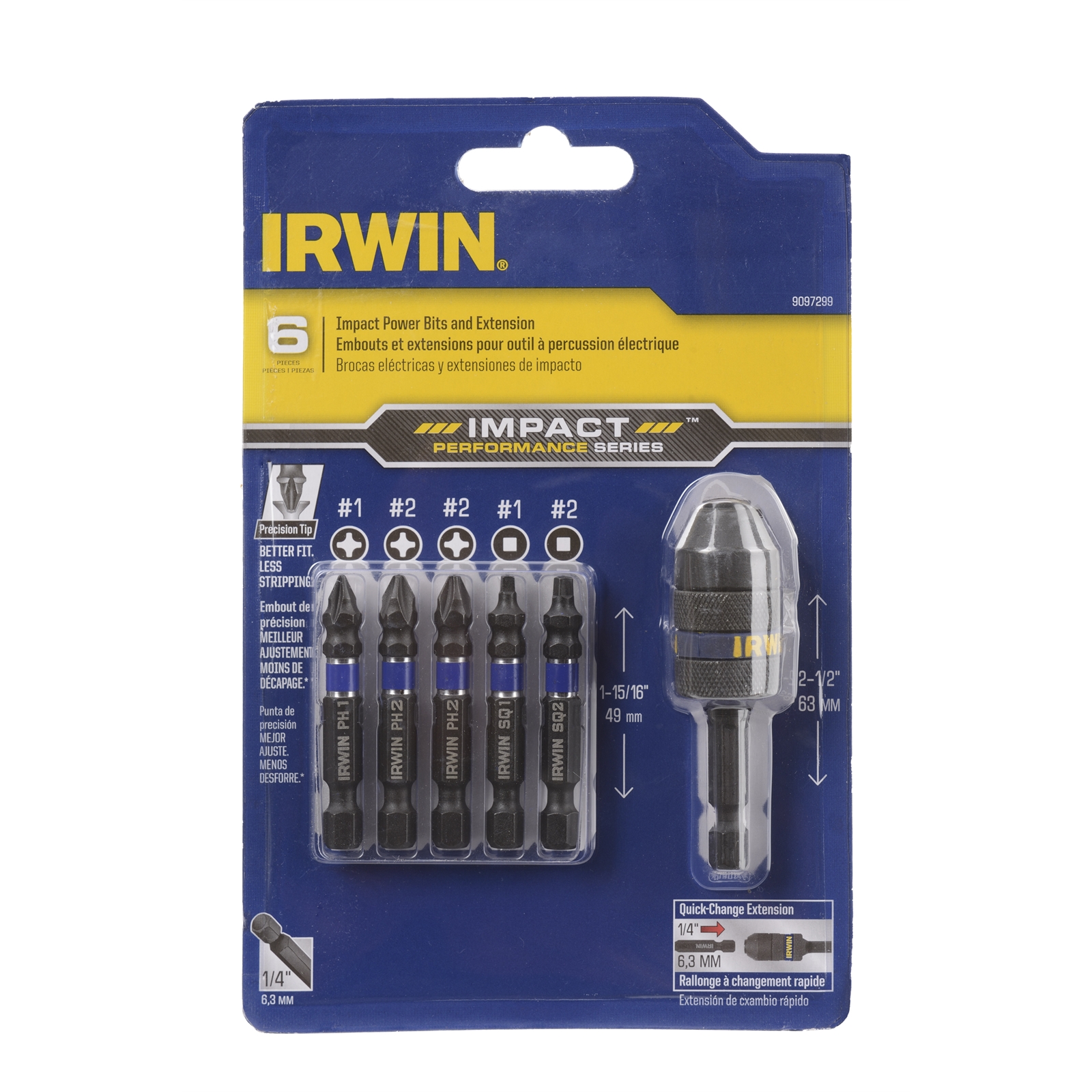 Irwin Impact Screwdriver Set - 6 Pack