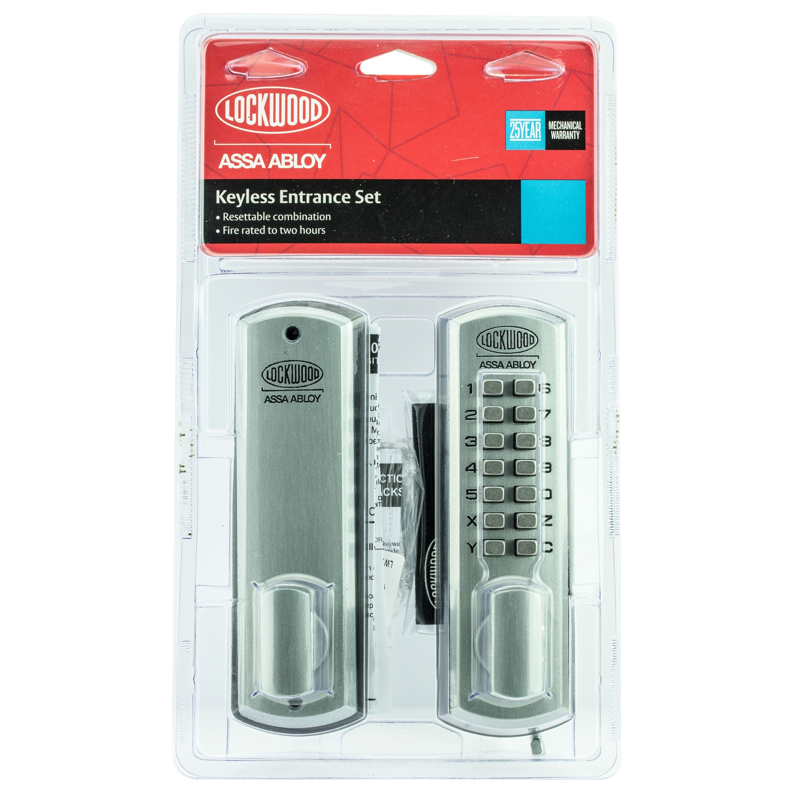 Lockwood 530 Digital DX Entrance Set Bunnings Warehouse