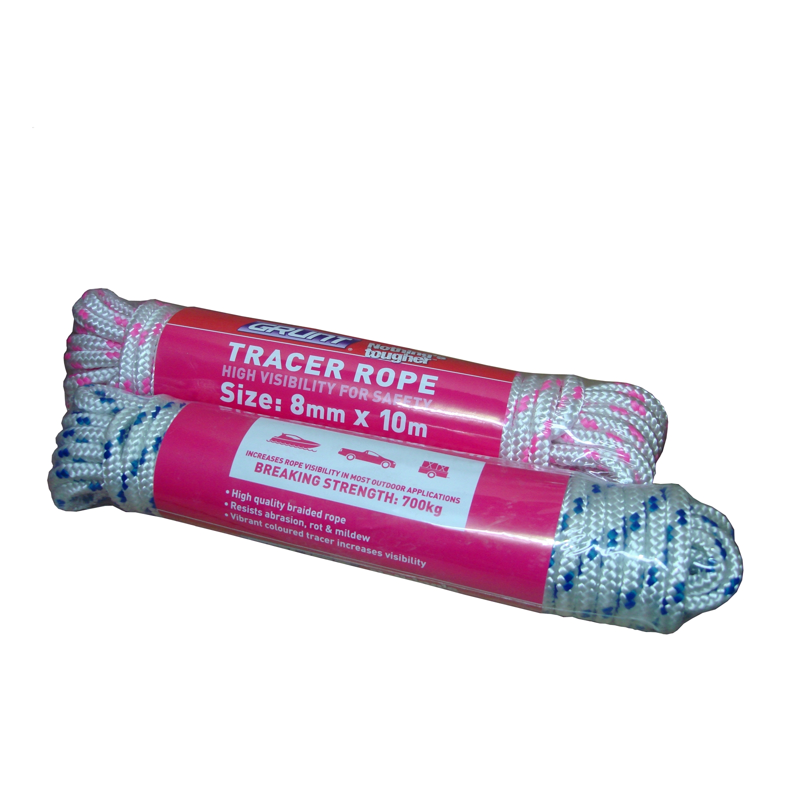 Grunt 8mm x 10m Tracer Rope