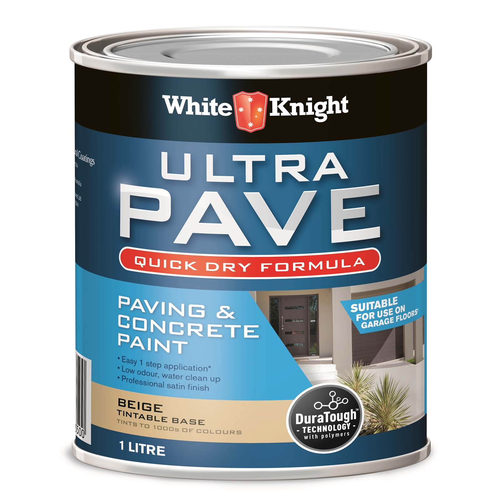White Knight 1L Beige Ultra Pave Quick Dry Paint