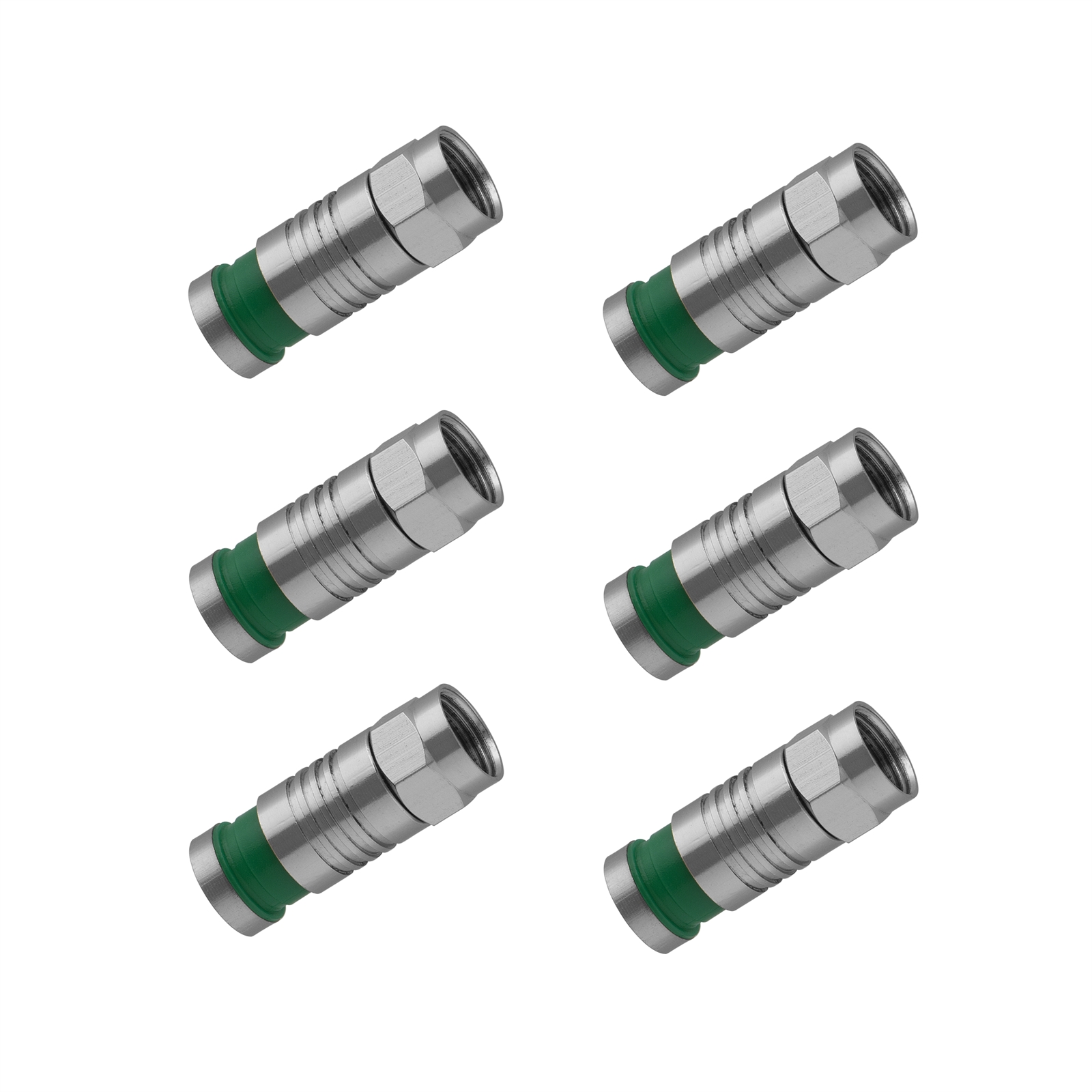 ANTSIG Compression F-Connector - 6 Pack