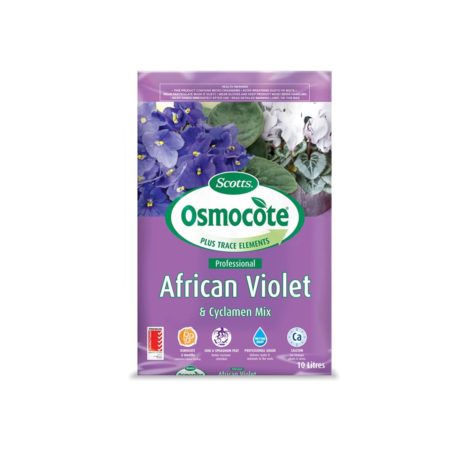 Osmocote 10L Professional African Violet And Cyclamen Potting Mix