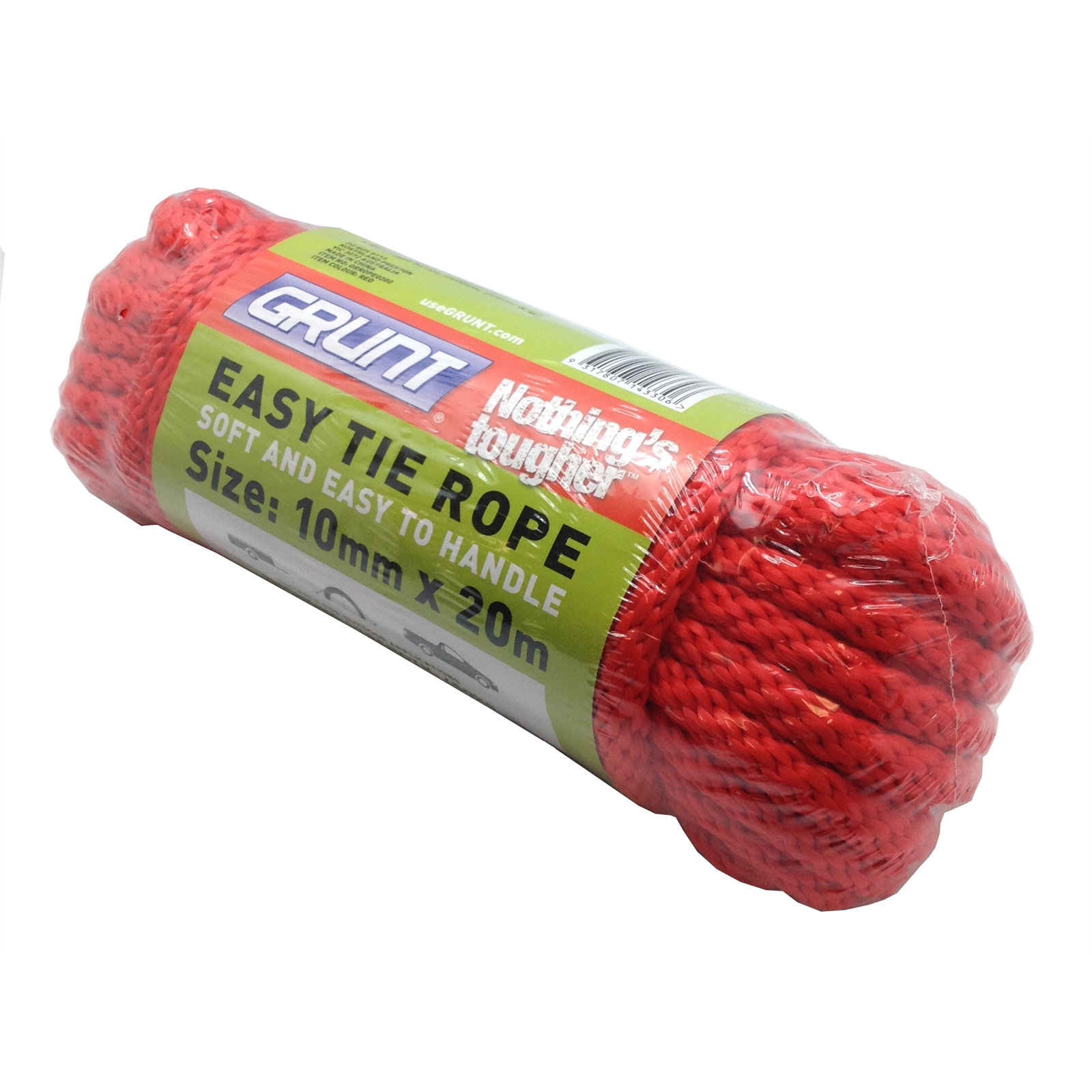 Grunt 10mm x 20m Red Easy Tie Rope