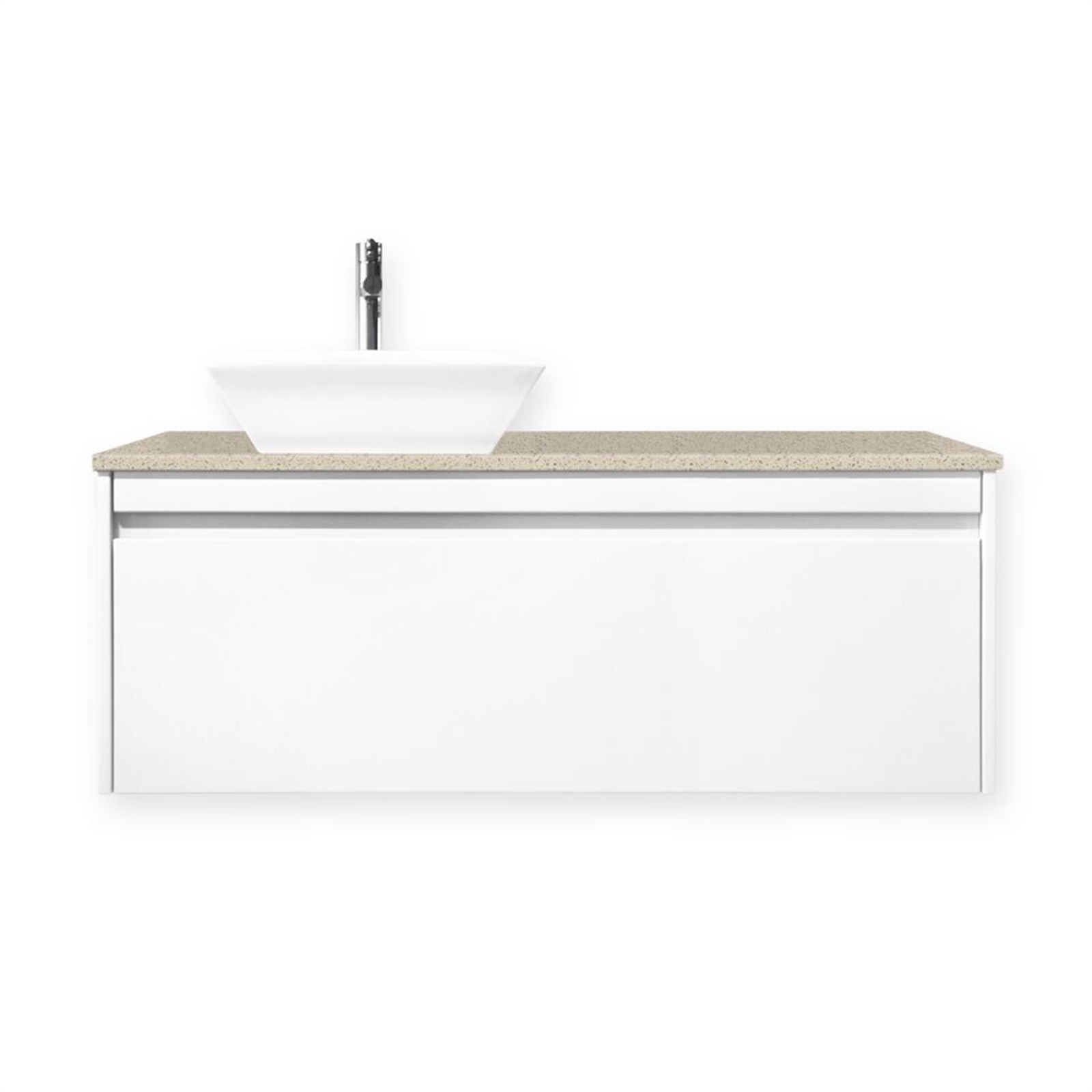 Forme 1200mm Colourstone / Lexicon Quay Cubo Wall Hung Vanity