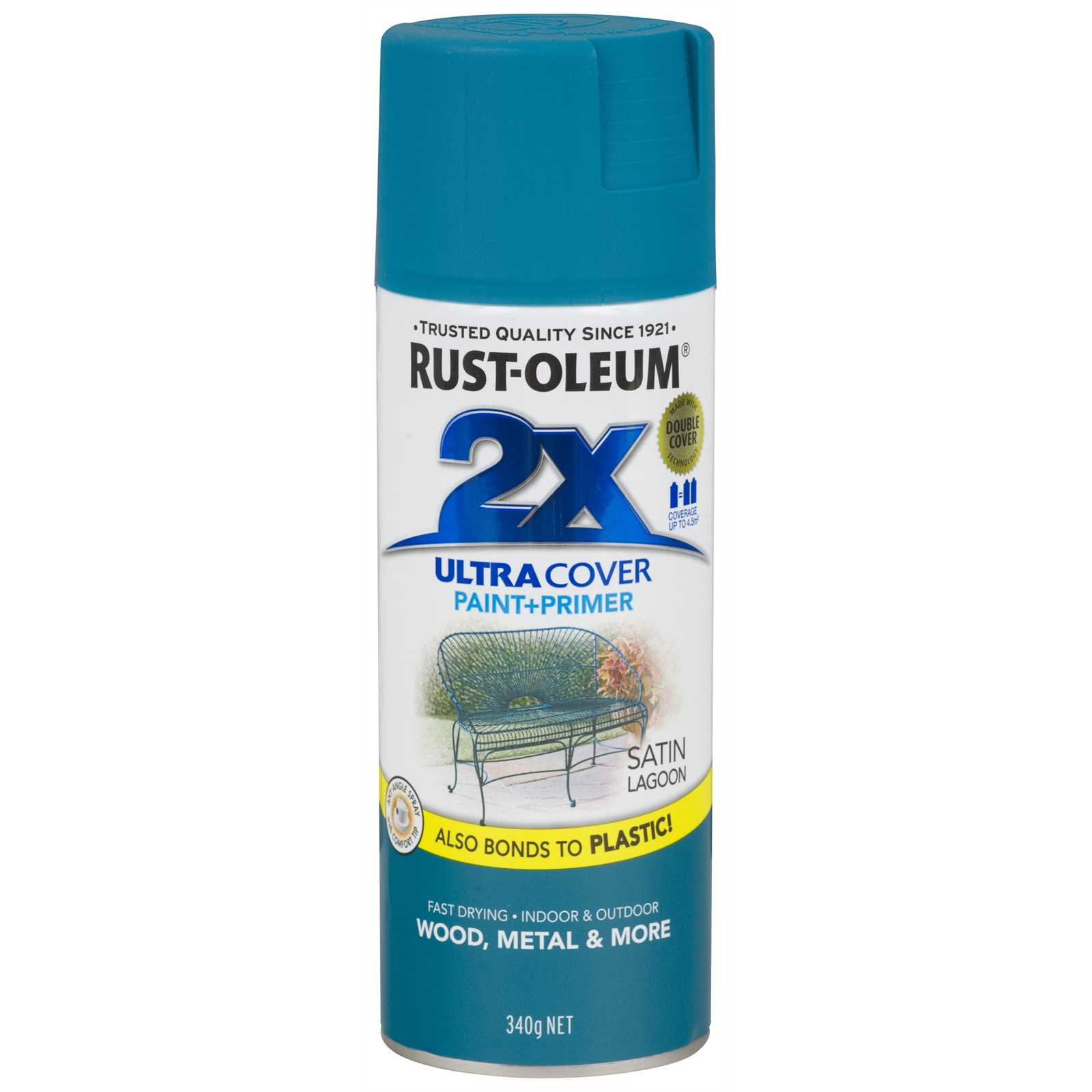 Rust-Oleum 340g Ultra Cover 2X Satin Lagoon Spray Paint