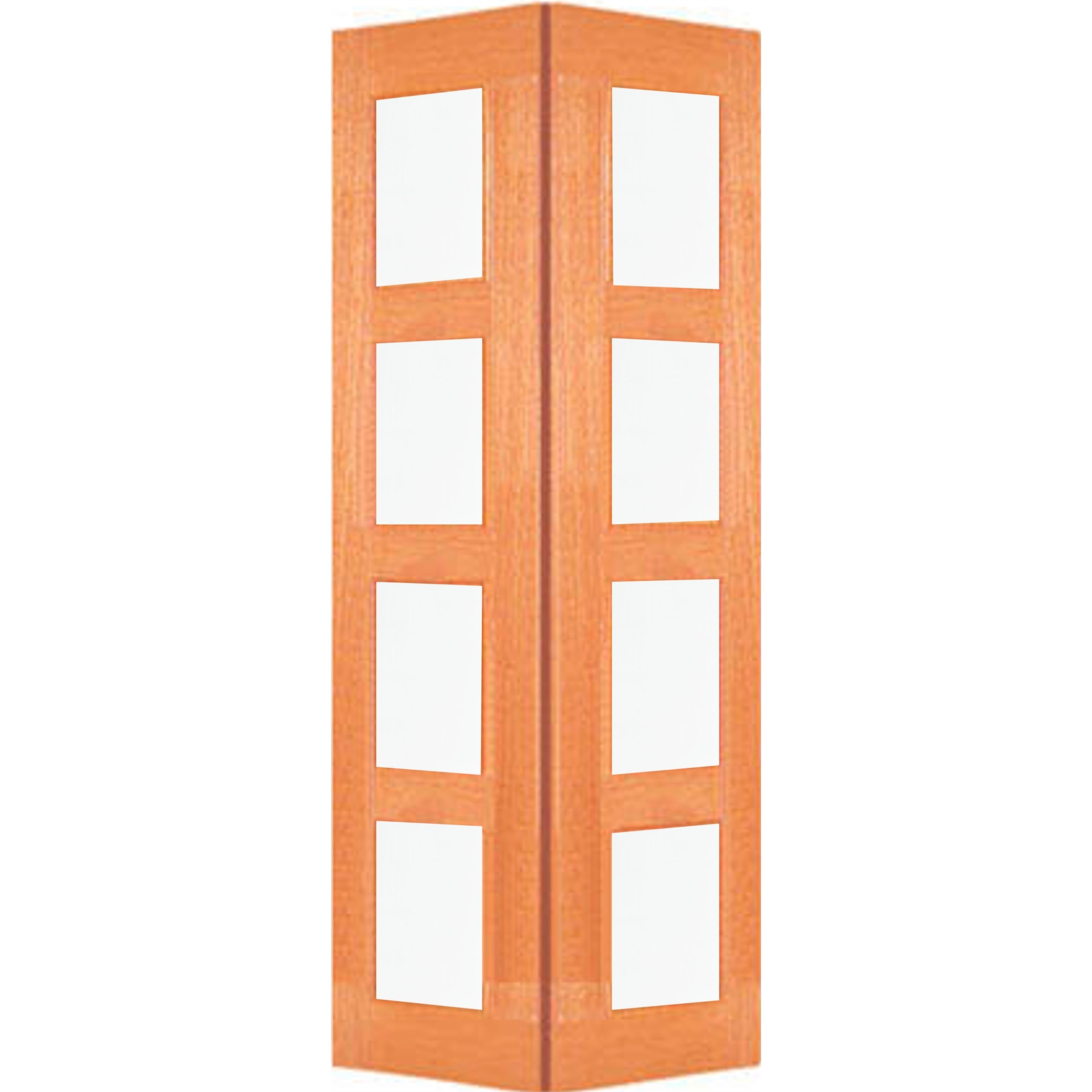 Woodcraft Doors 2040 x 820 x 35mm Clear Safe Bifold Door