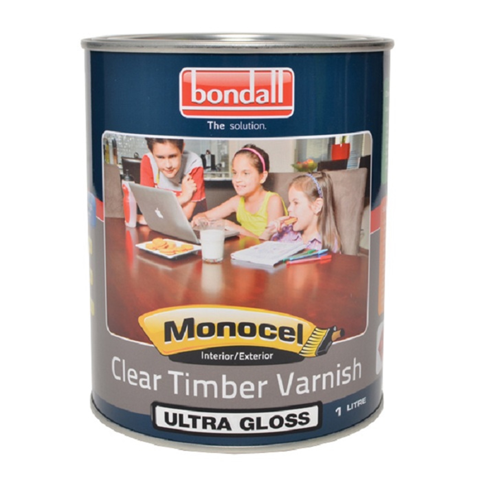 Bondall 1L Ultra Gloss Monocel Clear Timber Varnish