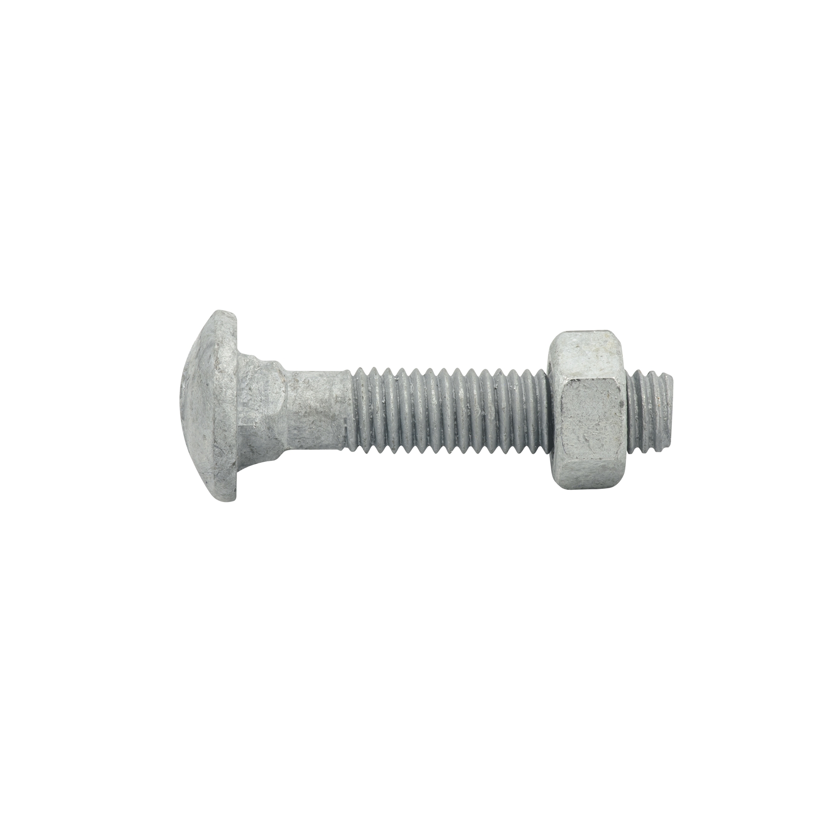 Zenith M8 x 40mm Galvanised Cup Head Bolt and Nut