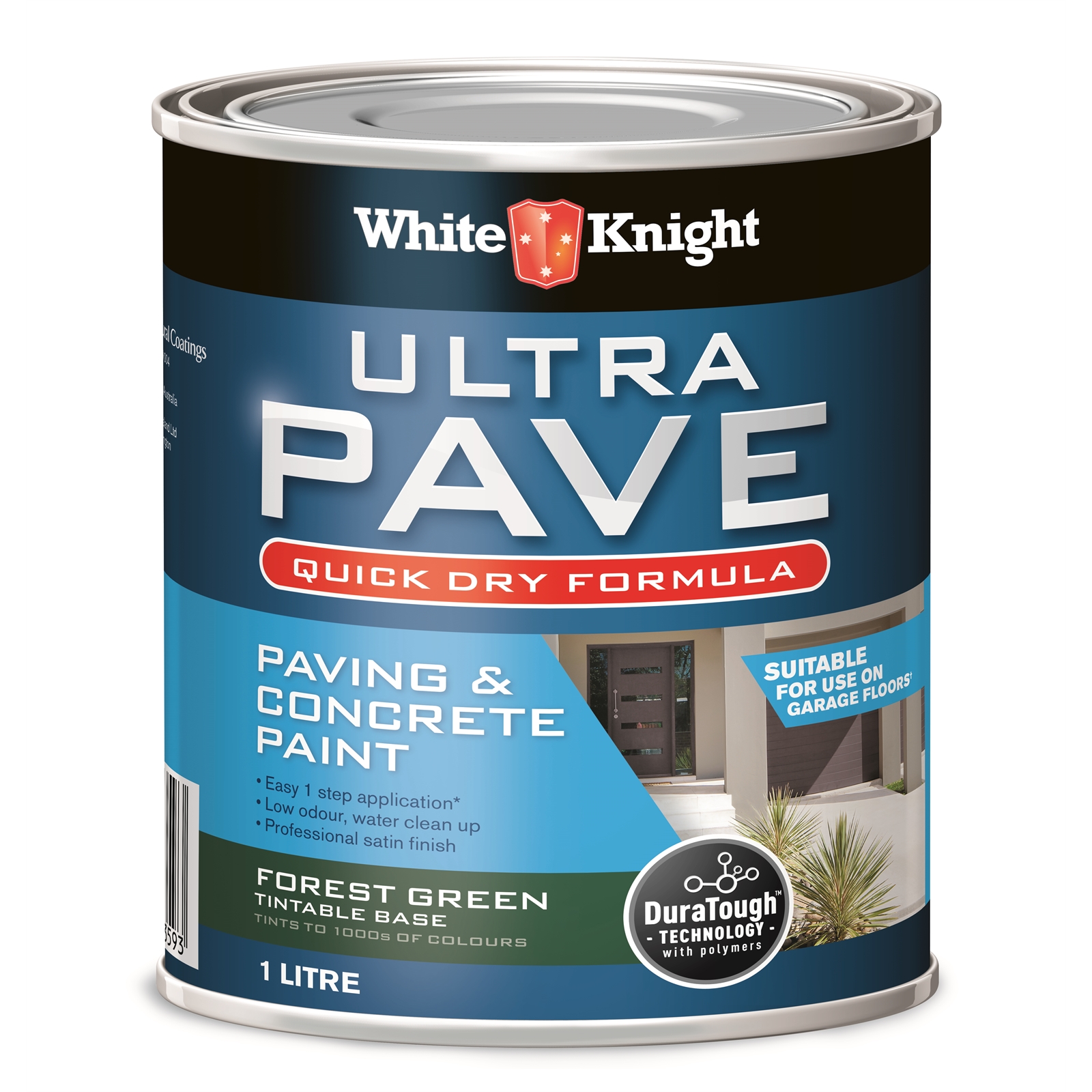 White Knight 1L Forest Green Ultra Pave Quick Dry Paint