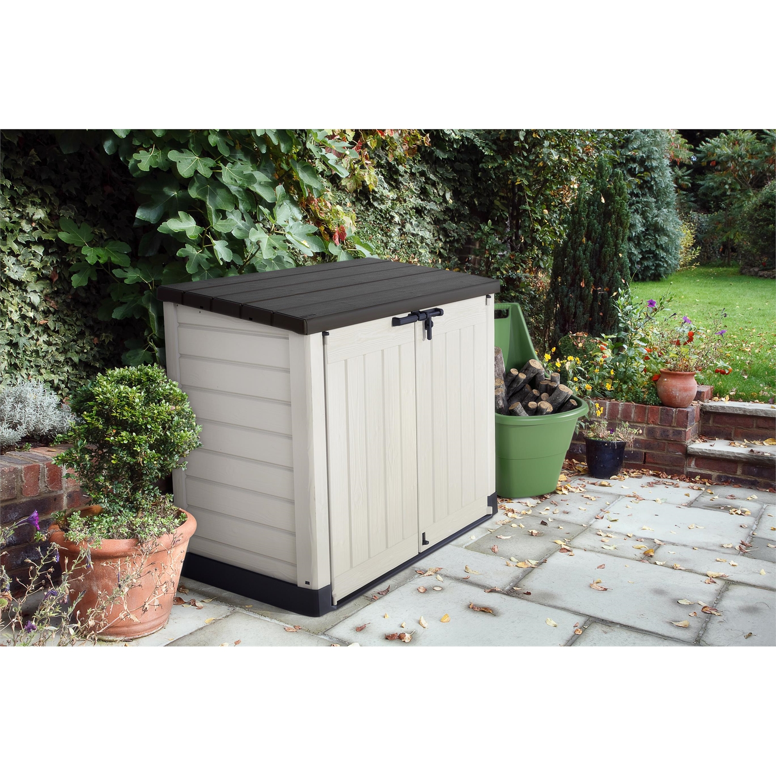 Keter 1.44 x 1.25 x 0.82m Store It Out Max Garden Shed Bunnings Warehouse