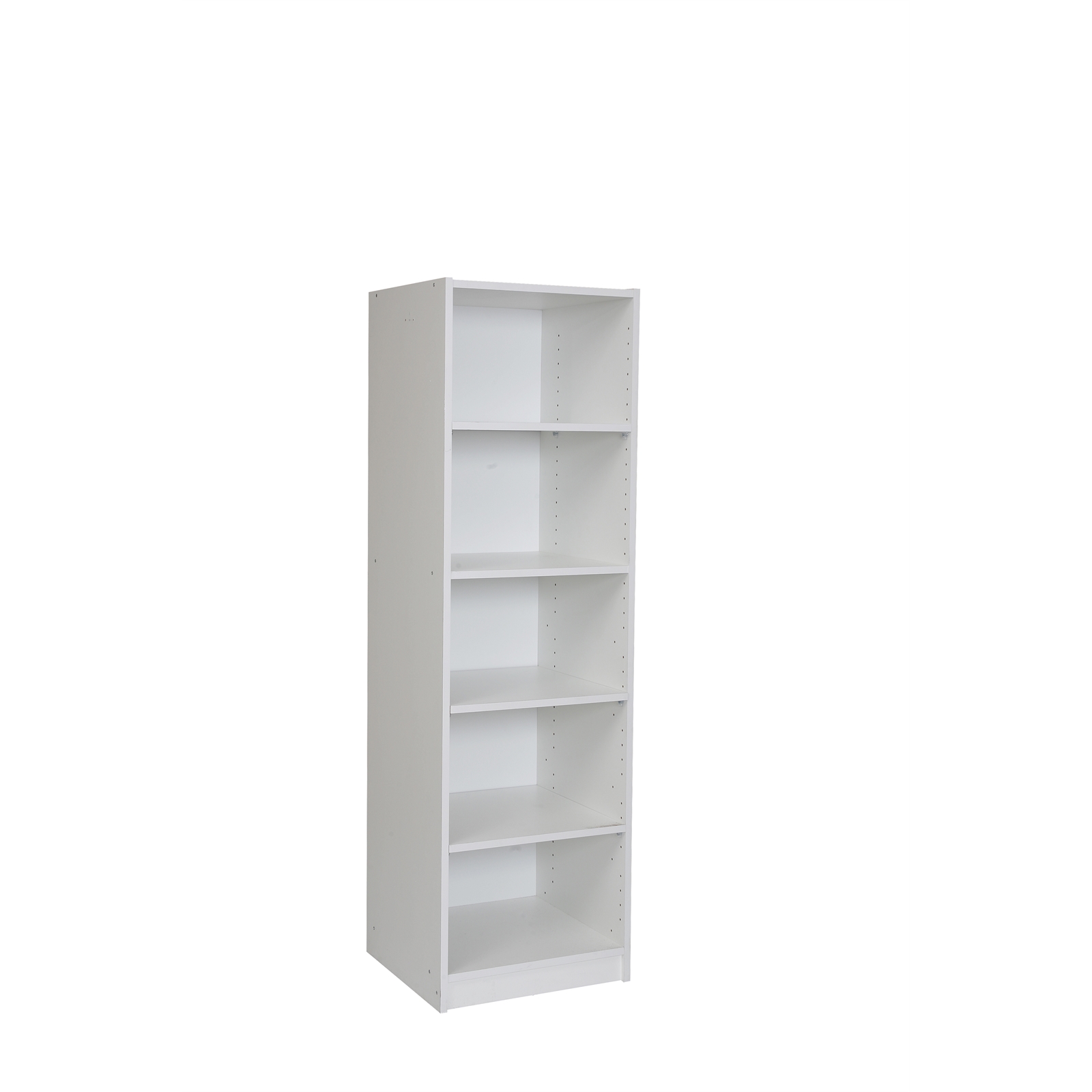 Multistore 1650 x 500 x 450mm White Adjustable 4 Shelf Wardrobe Insert
