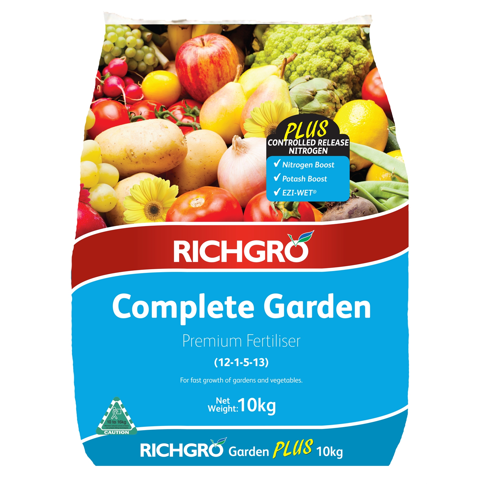 Richgro 10kg Garden Plus Complete Garden Premium Fertiliser