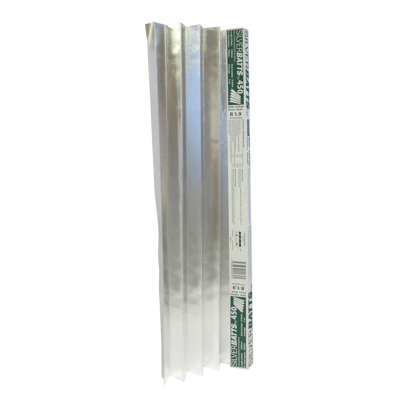 Ametalin 1200 x 450mm Pleated SilverBatts™ Insulation - 16 Pack