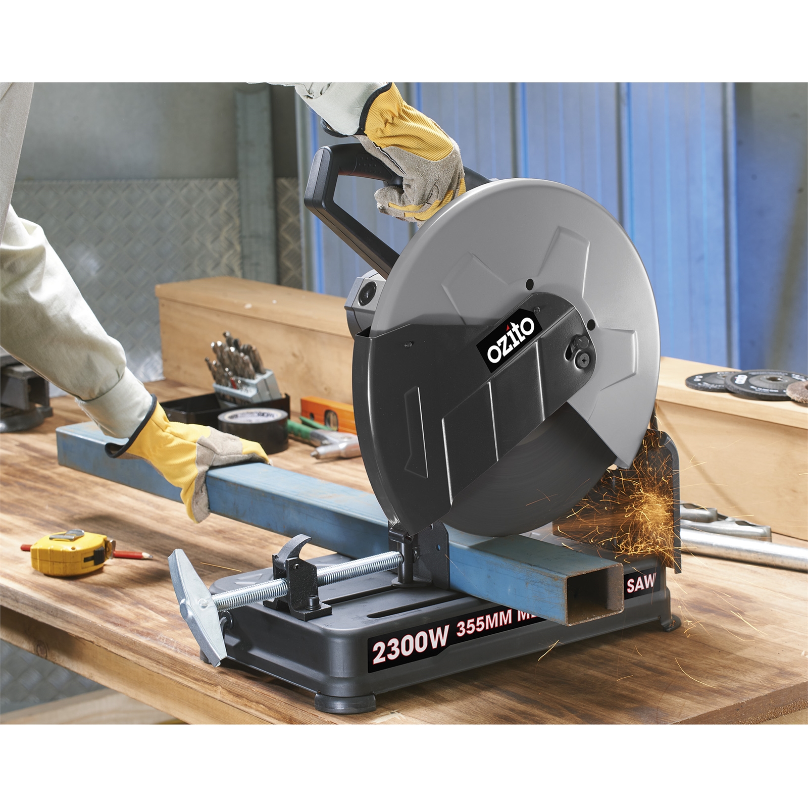 Ozito 355mm 2300W Metal Cut Off Saw | Bunnings Warehouse