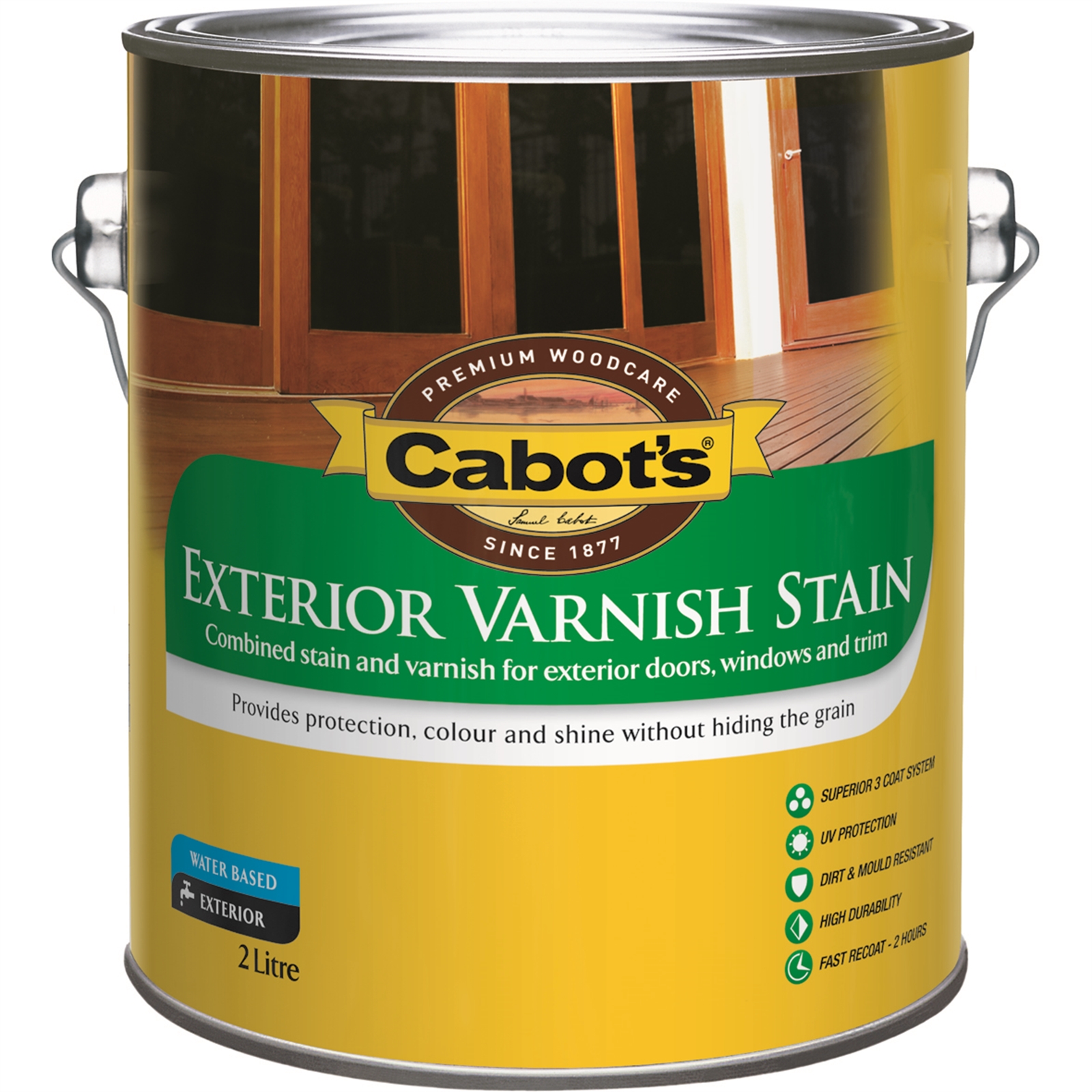 Cabot's 2L Maple Exterior Varnish Stain