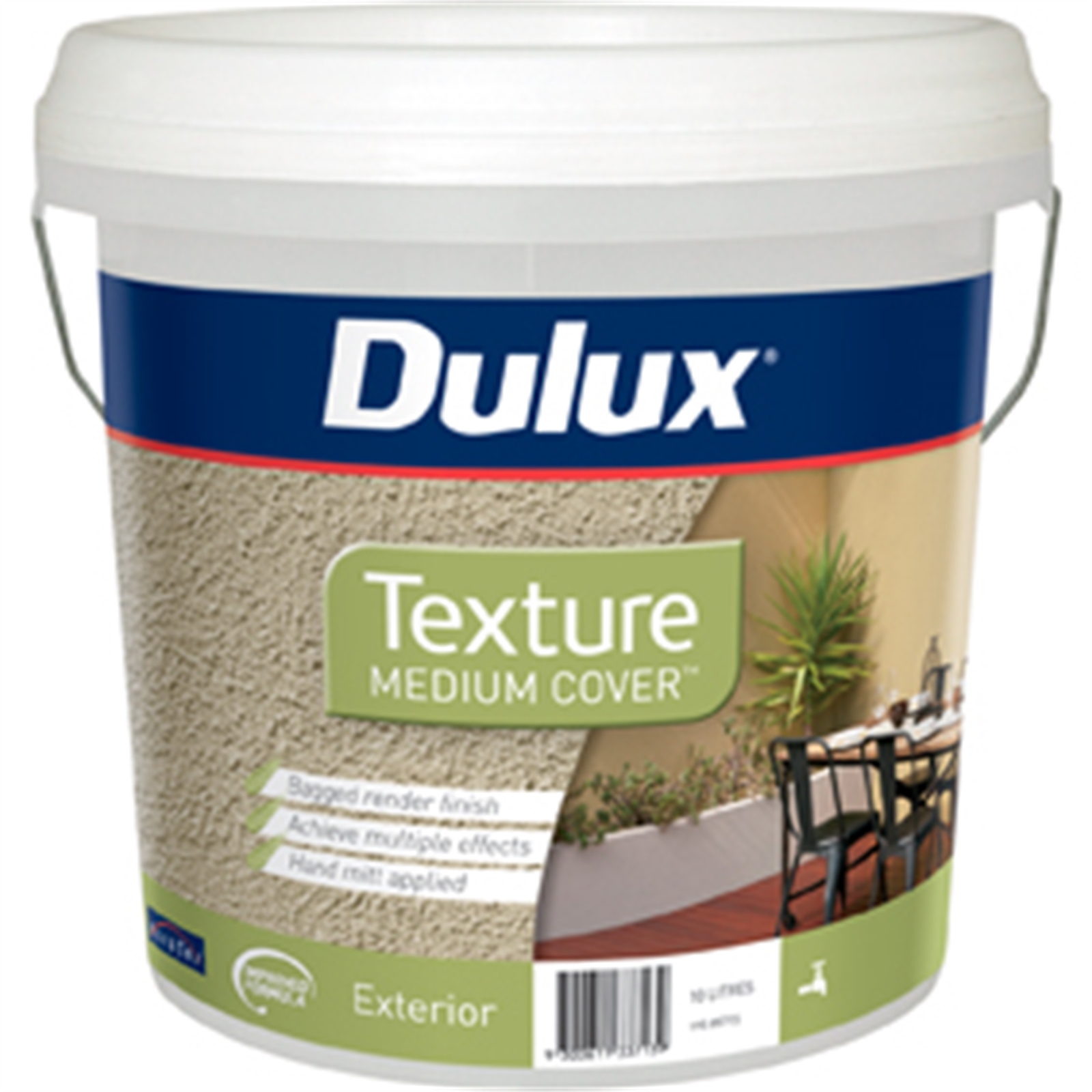Dulux 10L Medium Texture Exterior Paint