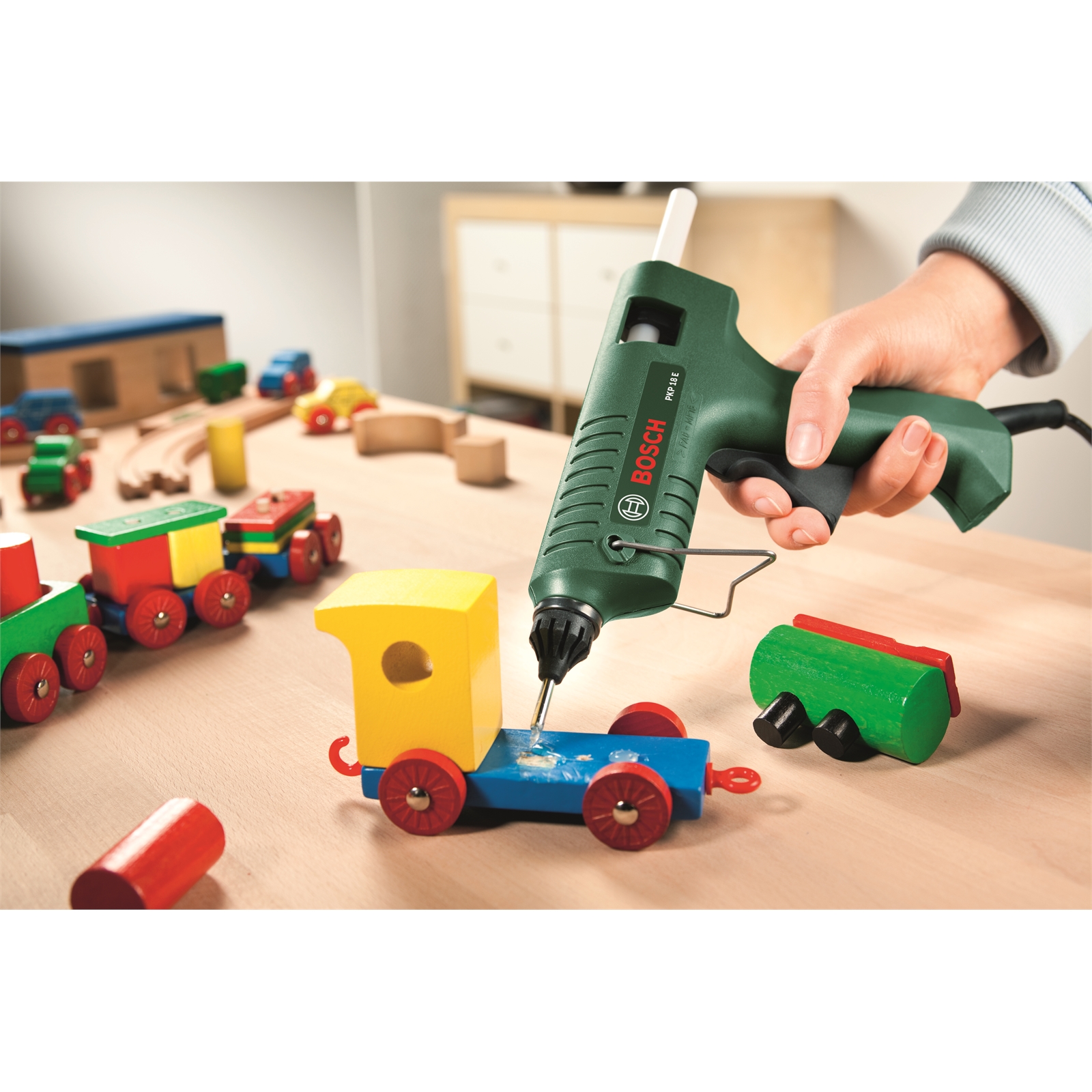 Bosch 200W Trigger Feed Glue Gun Bunnings Warehouse