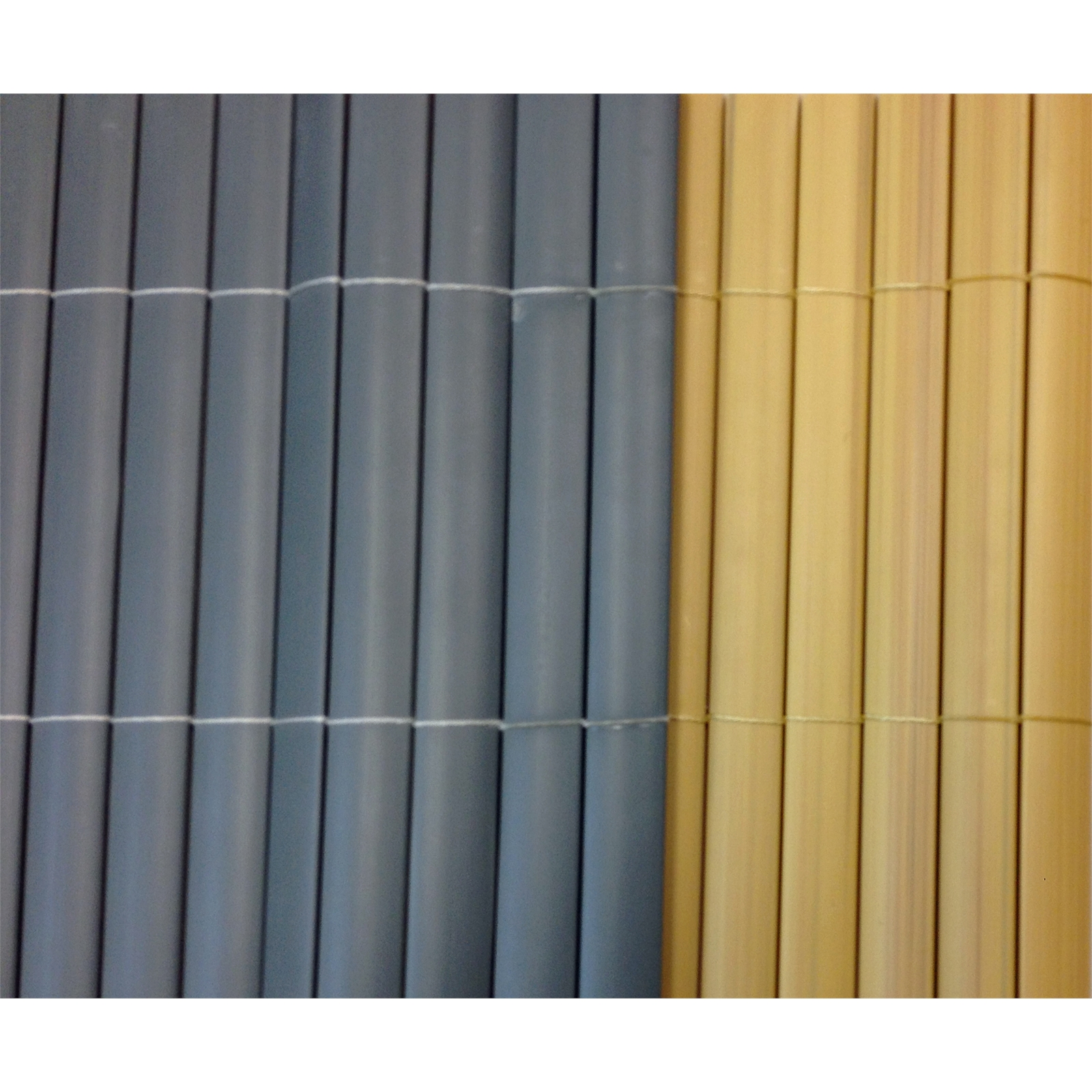 Eden 1.8 x 3m Bamboo PVC Garden Screen Fencing With Capping Eden 1.8 x 3m Bamboo PVC Garden Screen Fencing With Capping