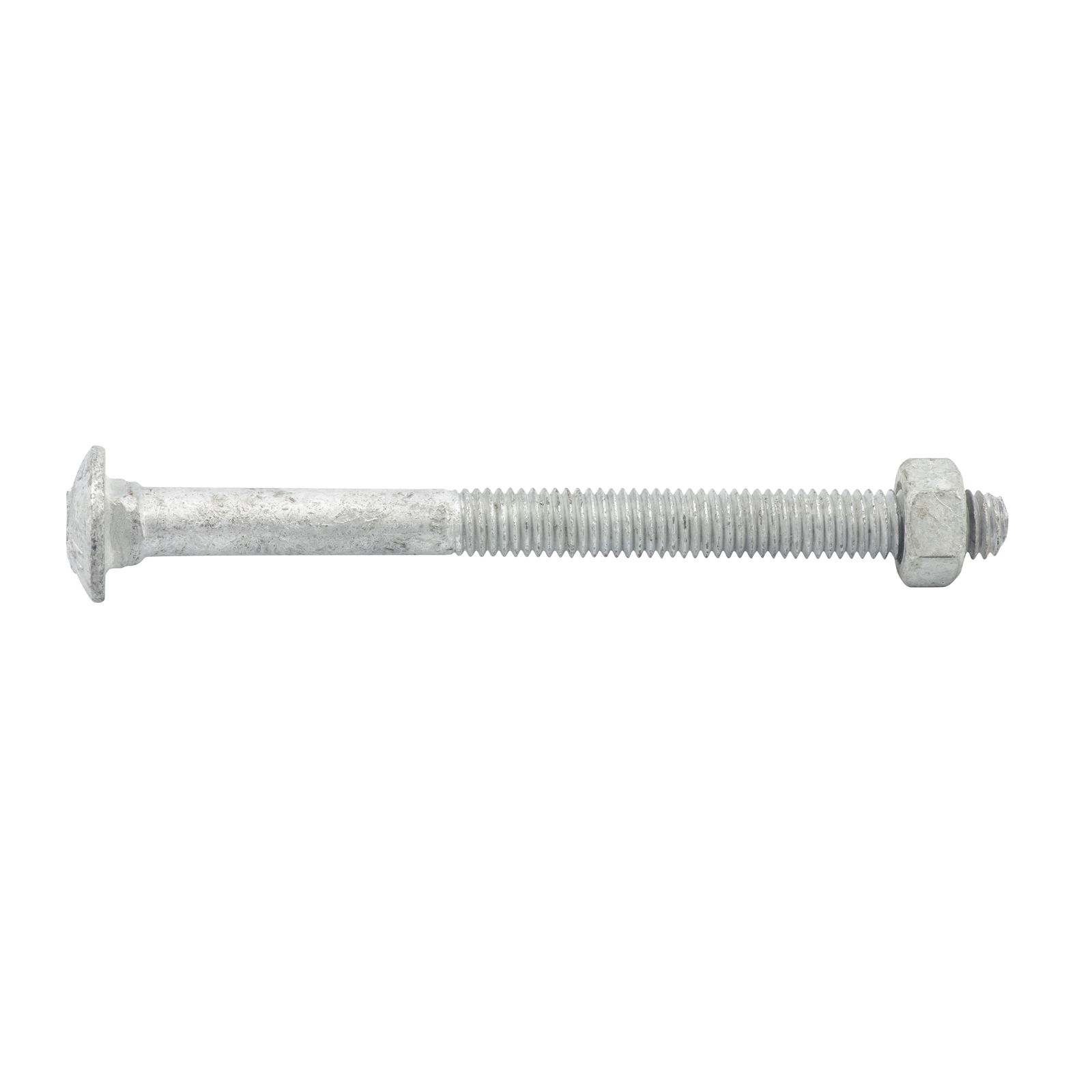 Zenith M8 x 100mm Galvanised Cup Head Bolt and Nut