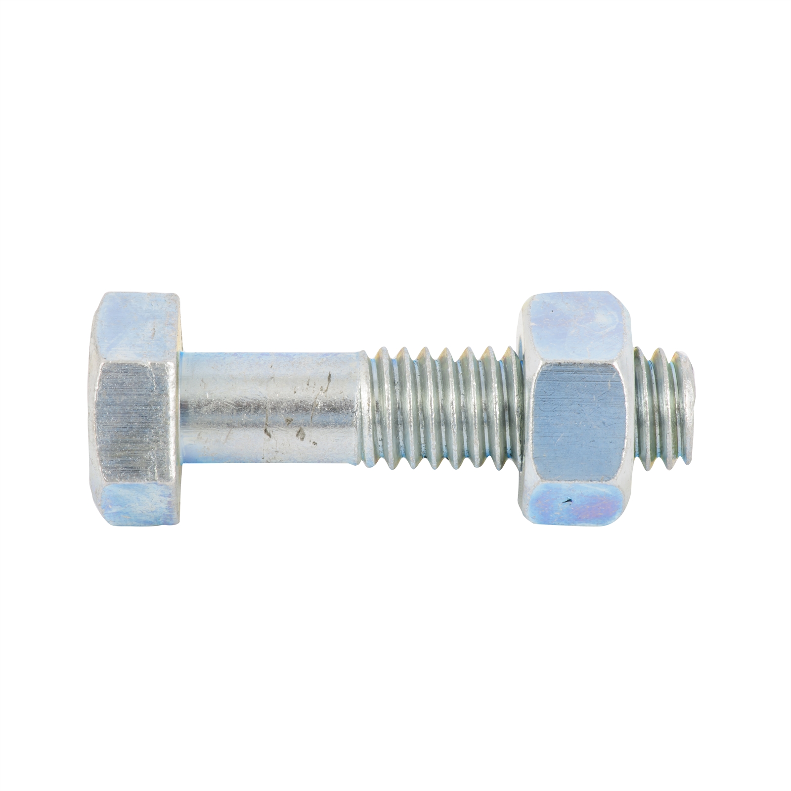 Zenith 1/2 x 2" Zinc Plated Bolt And Nut Hex Head Bunnings Warehouse