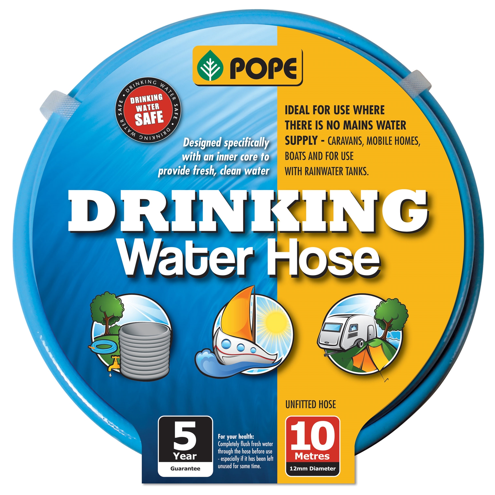 Pope 10m Drinking Water Hose