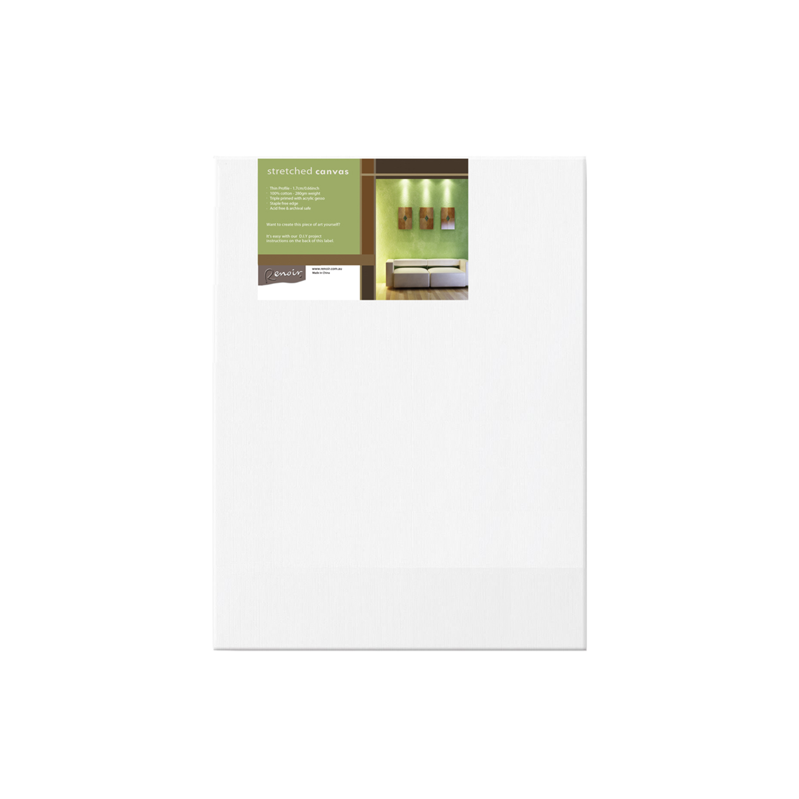 Renoir Thin Profile Stretched Canvas  - 305mm x 406mm