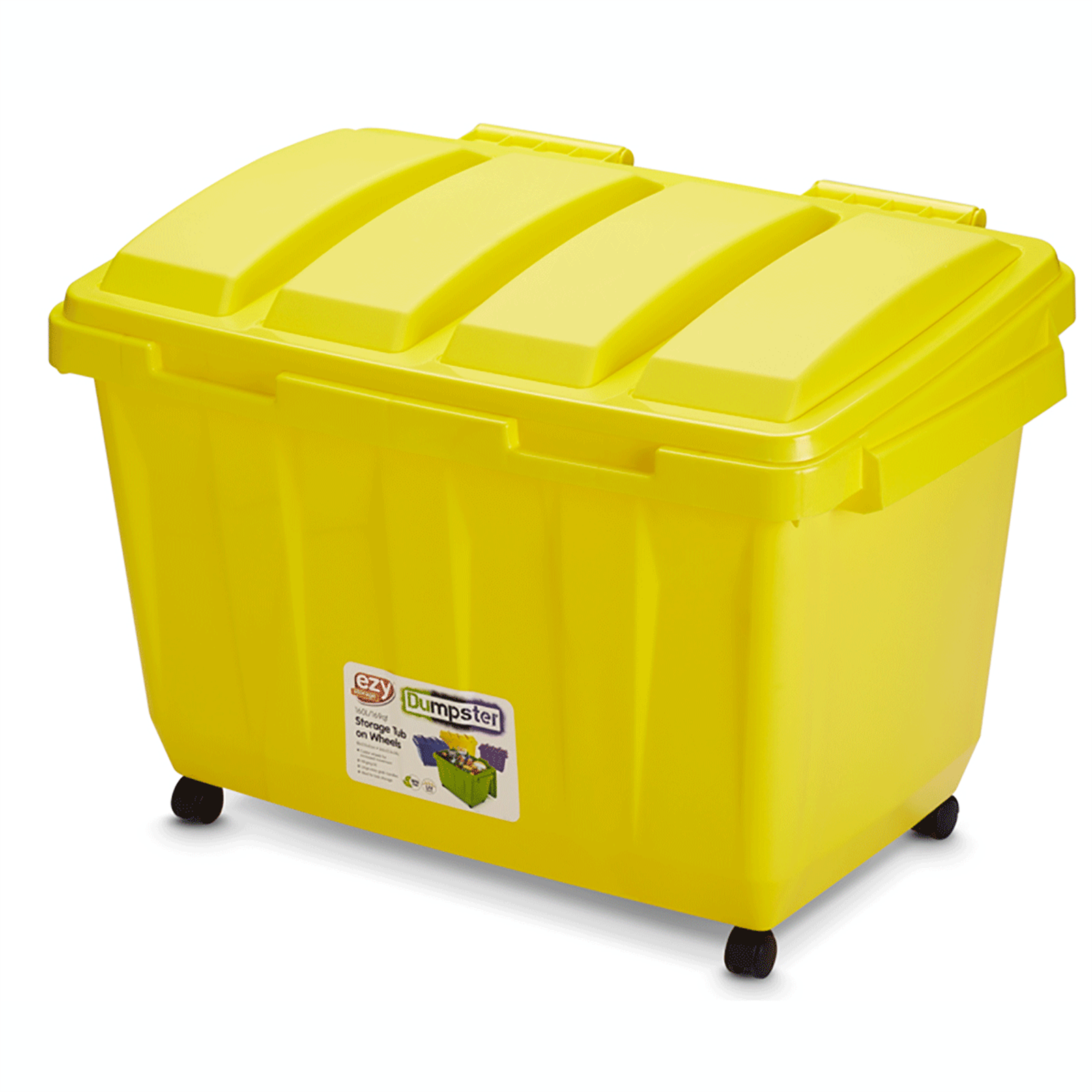 Ezy Storage 160L Yellow Kids Dumpster